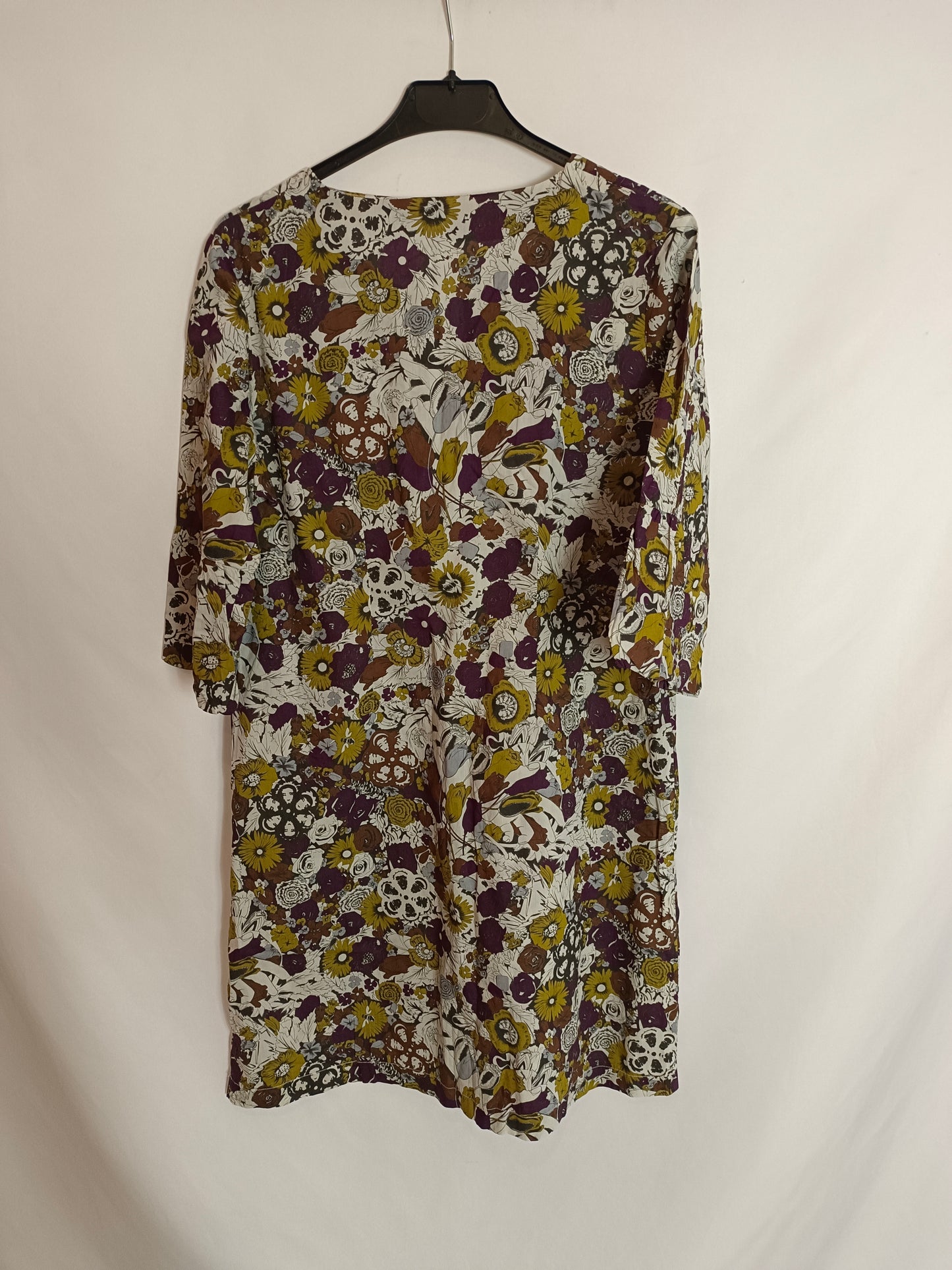 VILAGALLO. Short floral dress S.40(m)