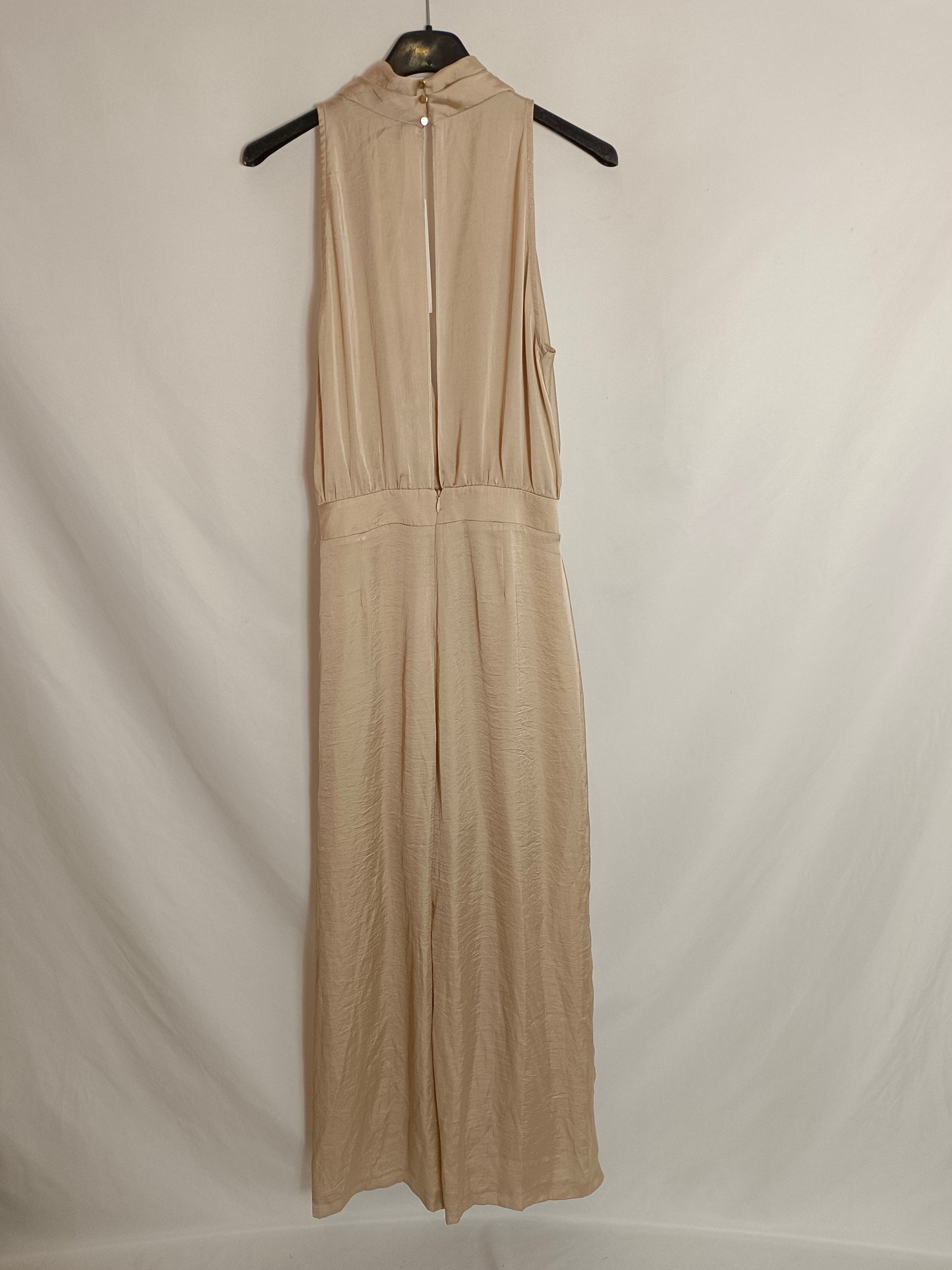 ZARA. Flowy beige jumpsuit T.xs