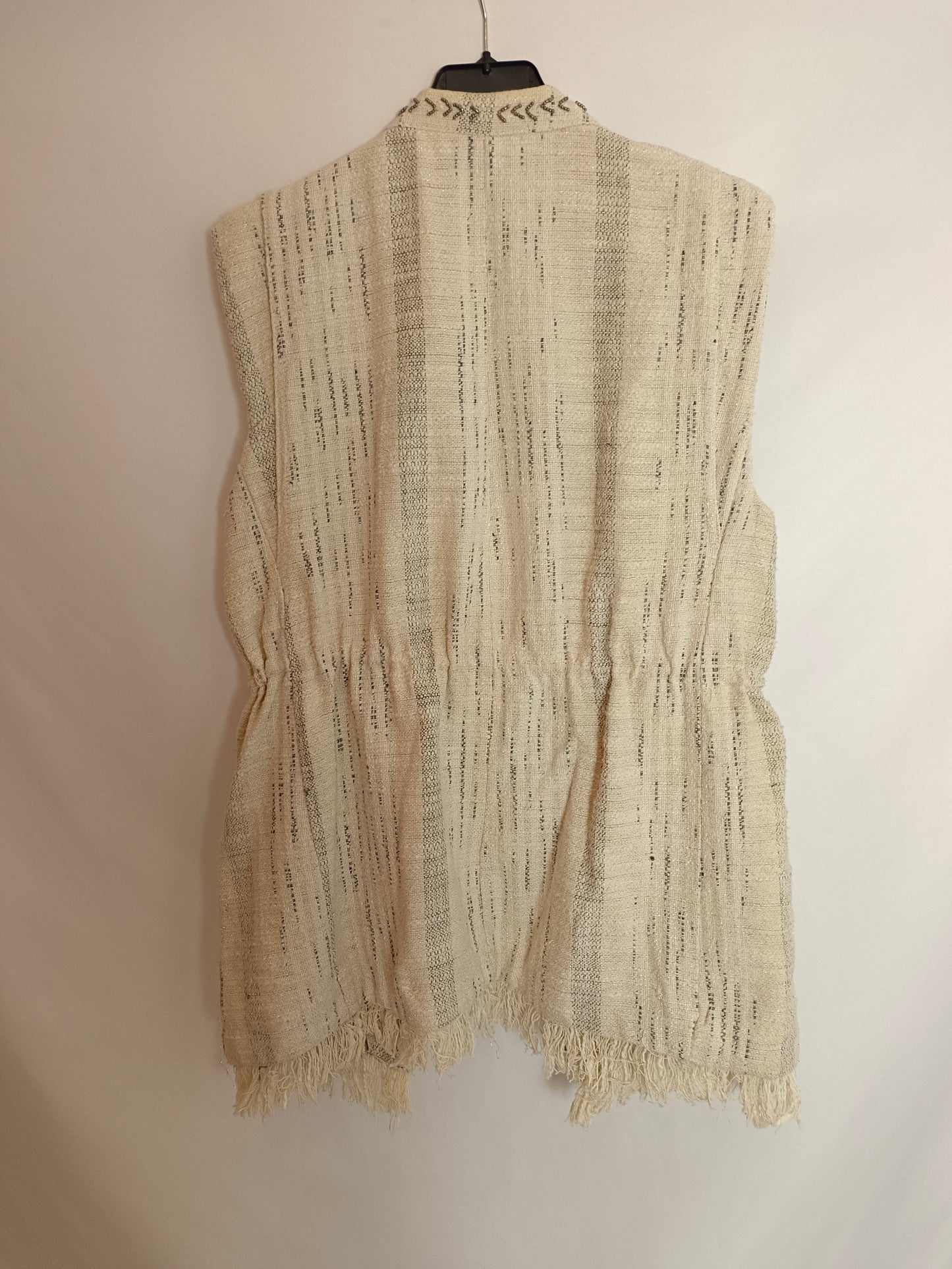ZARA. Beaded tweed vest Tm(tara)