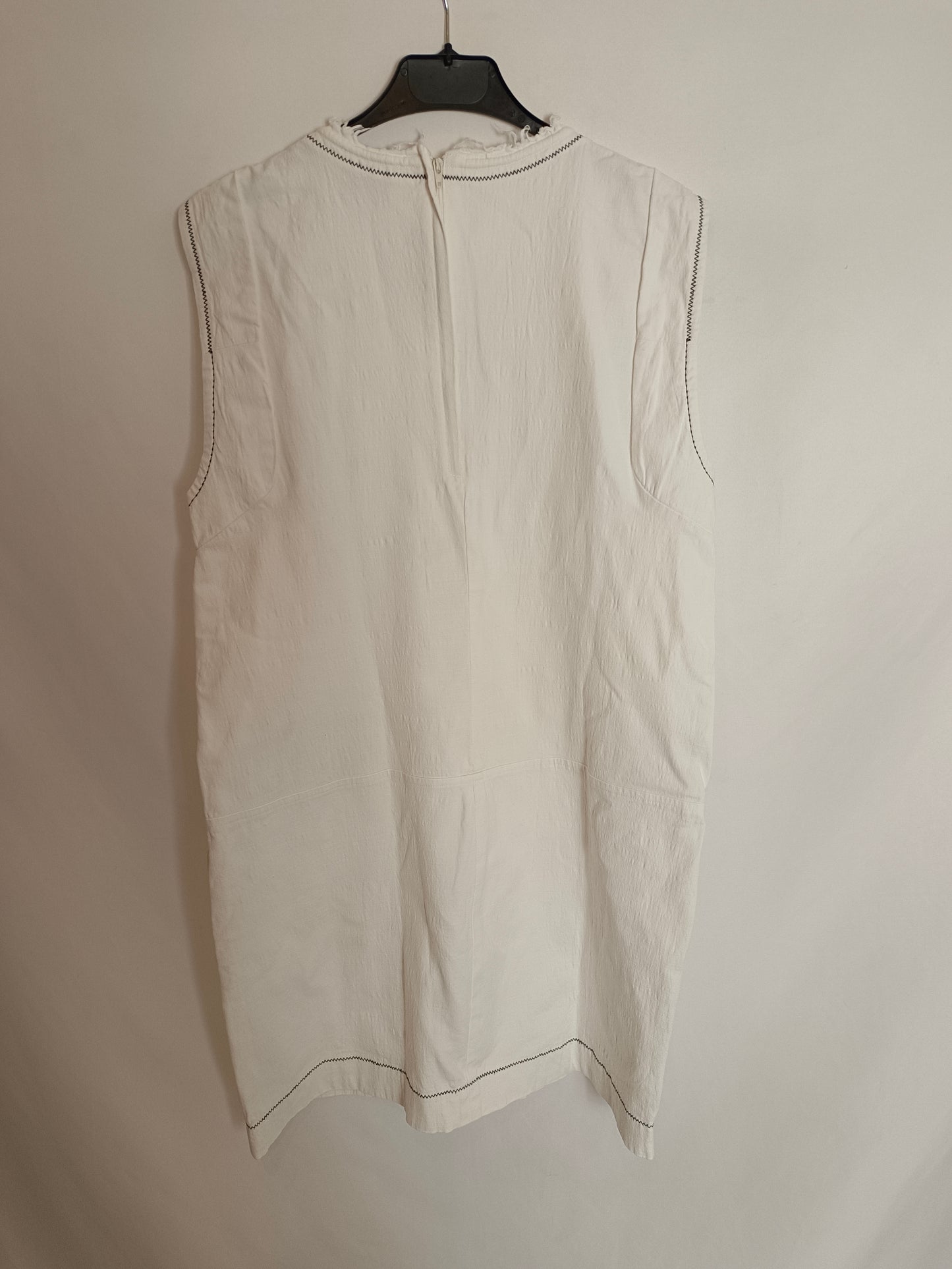 BIMBA Y LOLA. Vestido denim blanco T.m