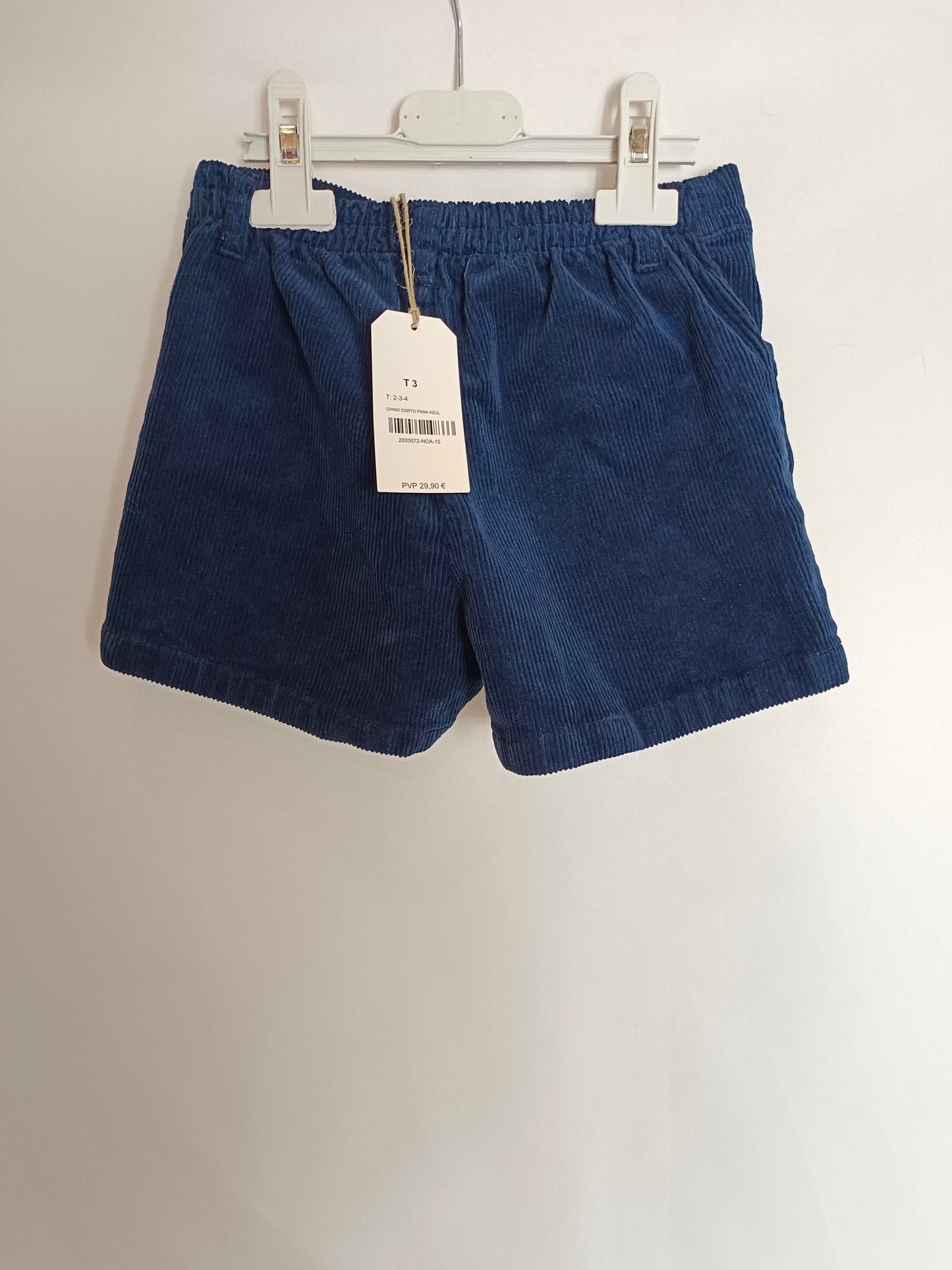 NICOLÍ. Pantalón corto pana T.3