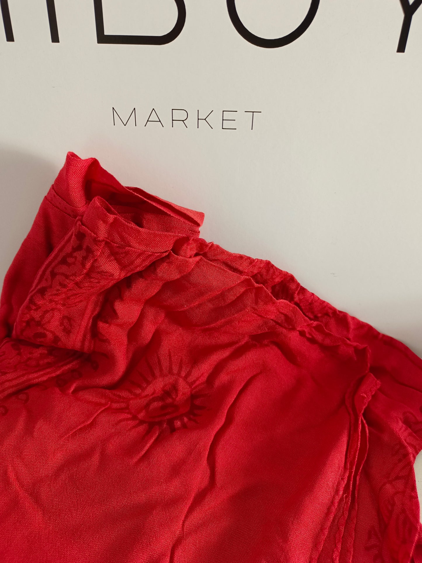 BOUGAINVILIA. Dark orange hippie sarong