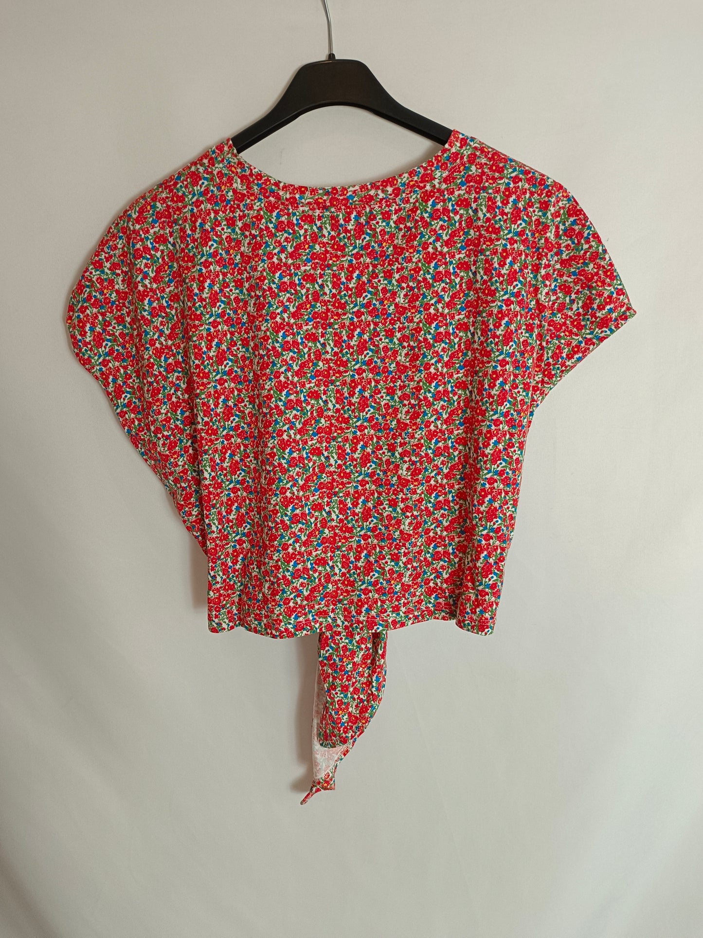 ZARA. Floral knot T-shirt TM