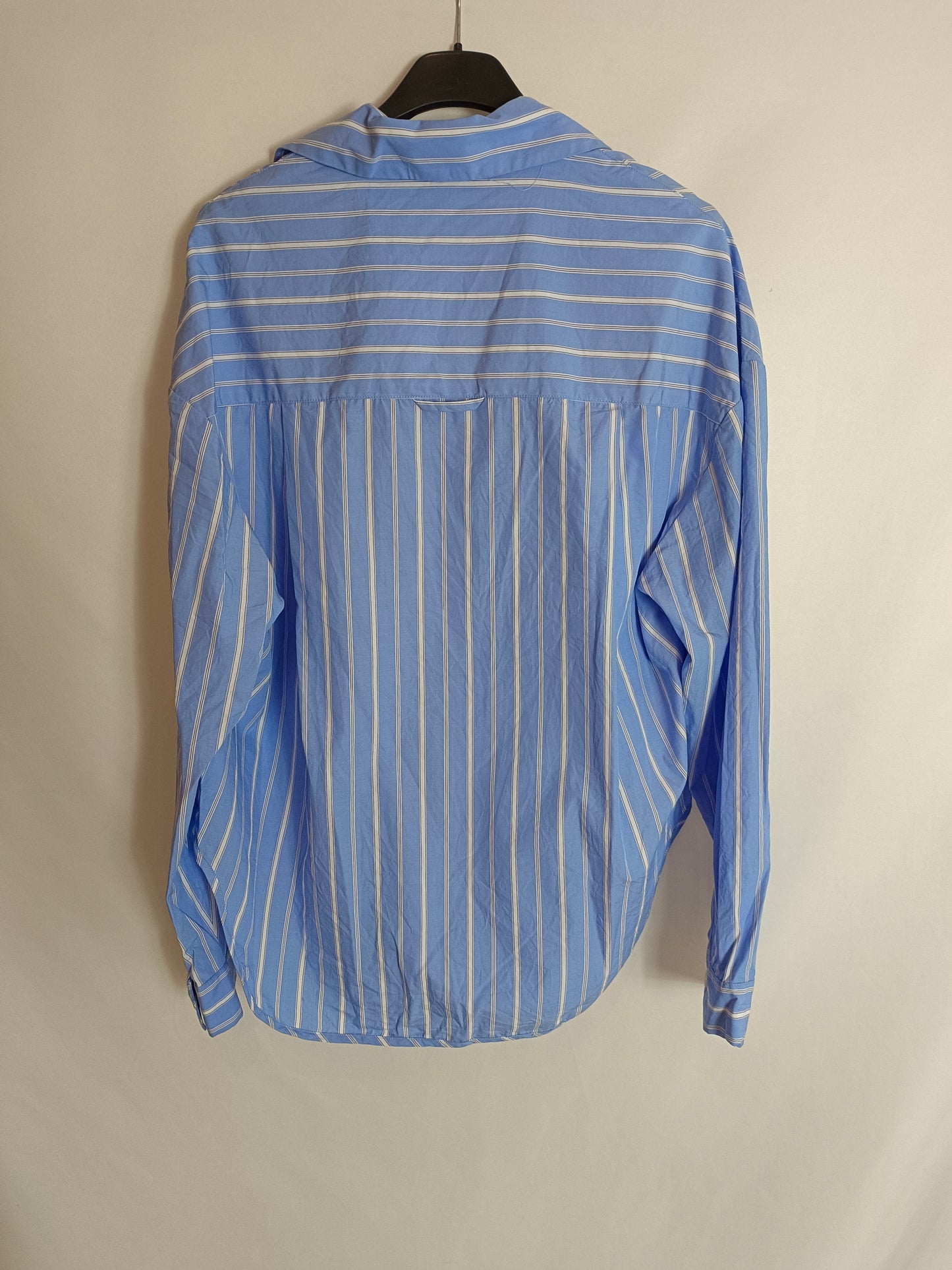 SFERA. camisa azul rayas T.s