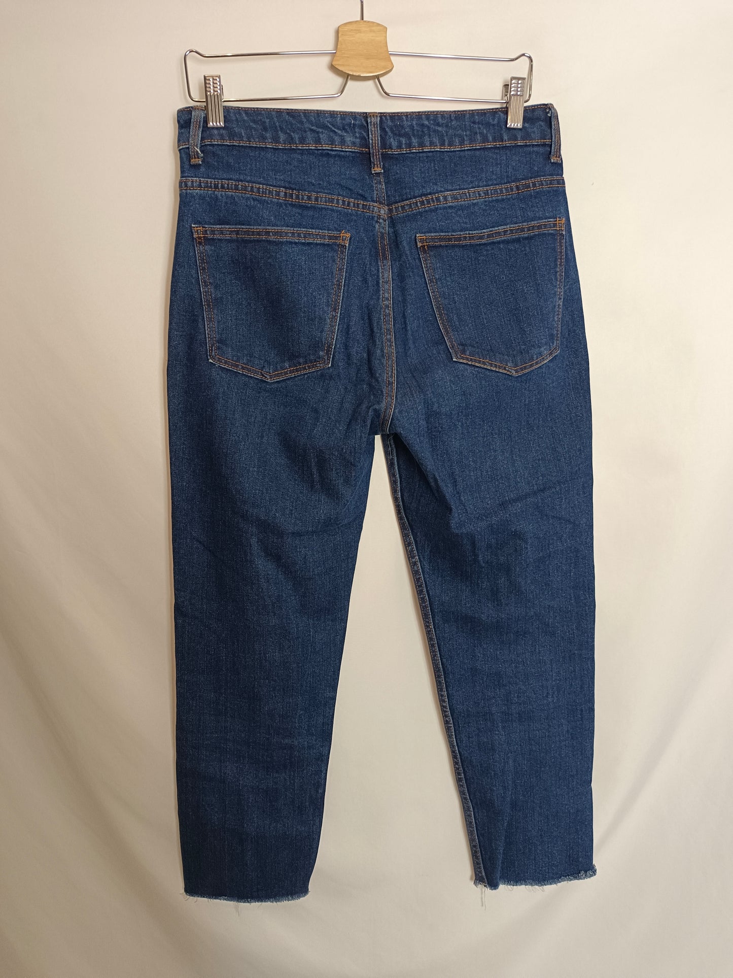 ZARA. Pantalón recto oscuro T.u(38)