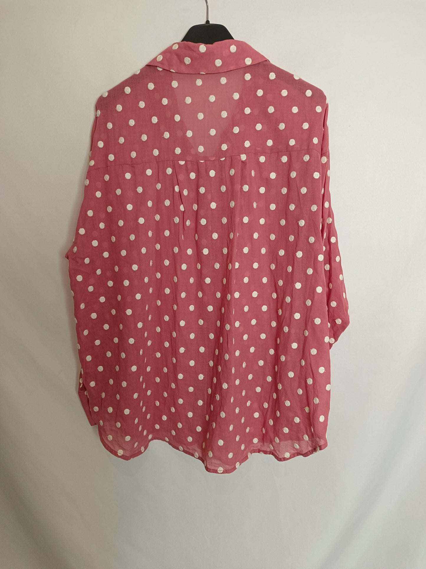 OTHERS. Pink plumeti blouse Tu(m)