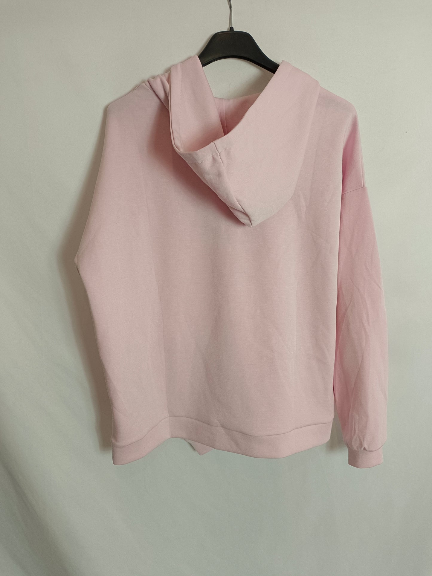 LEFTIES. Sudadera rosa capucha T.s