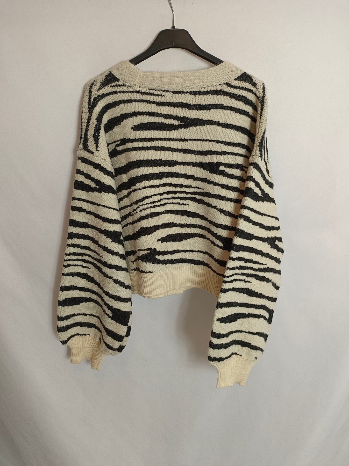 LOAVIES. Cárdigan animal print T.xs