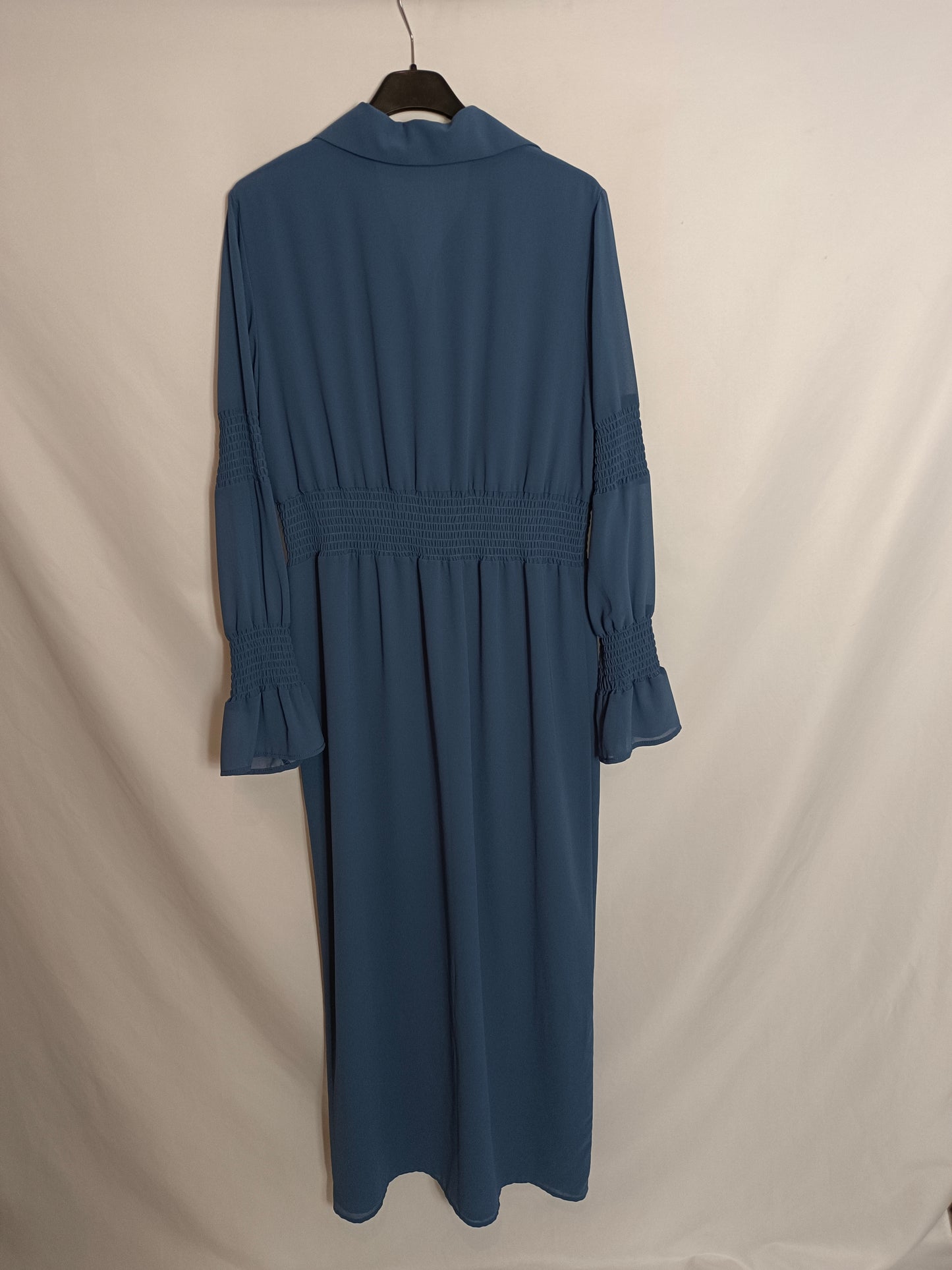 BIMANI. Blue button-down dress Tm