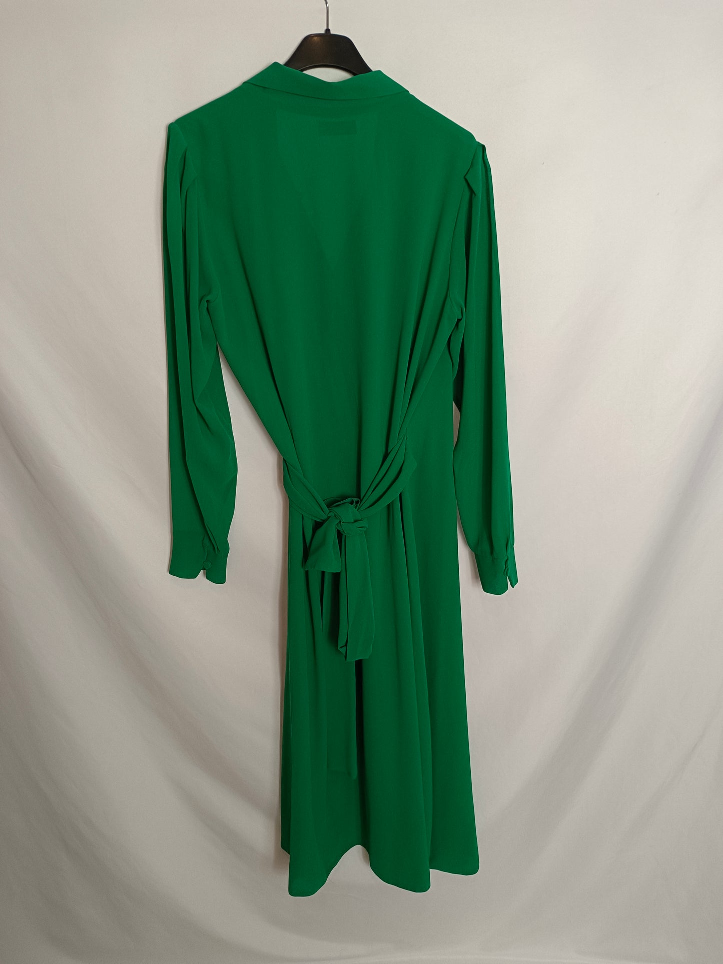 BIMANI. Green wrap dress Tm