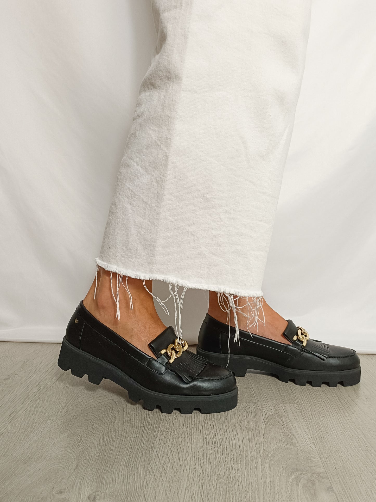 MARTINELLI. Zapatos mocasín negro T.40