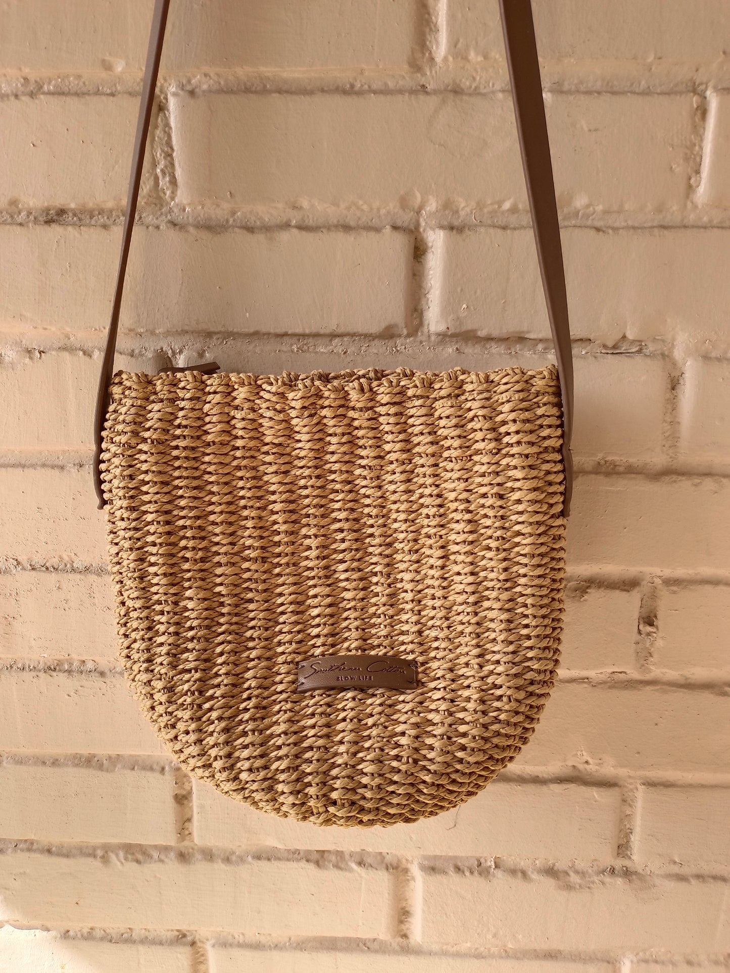 Medium raffia bag