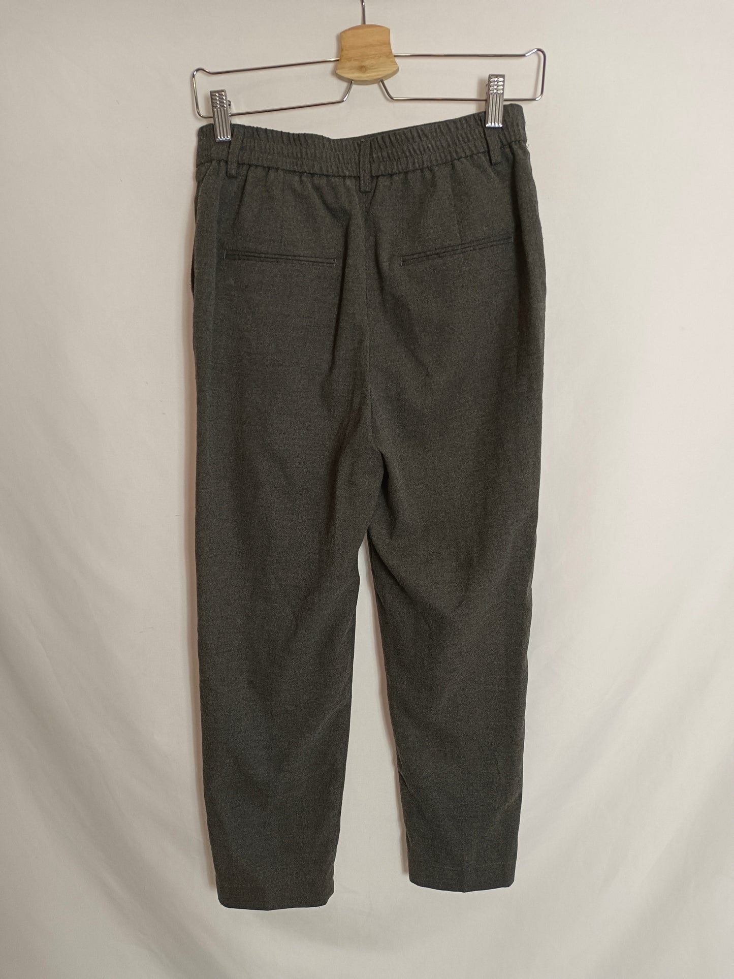 OTRAS. Pantalones grises fluidos T.34