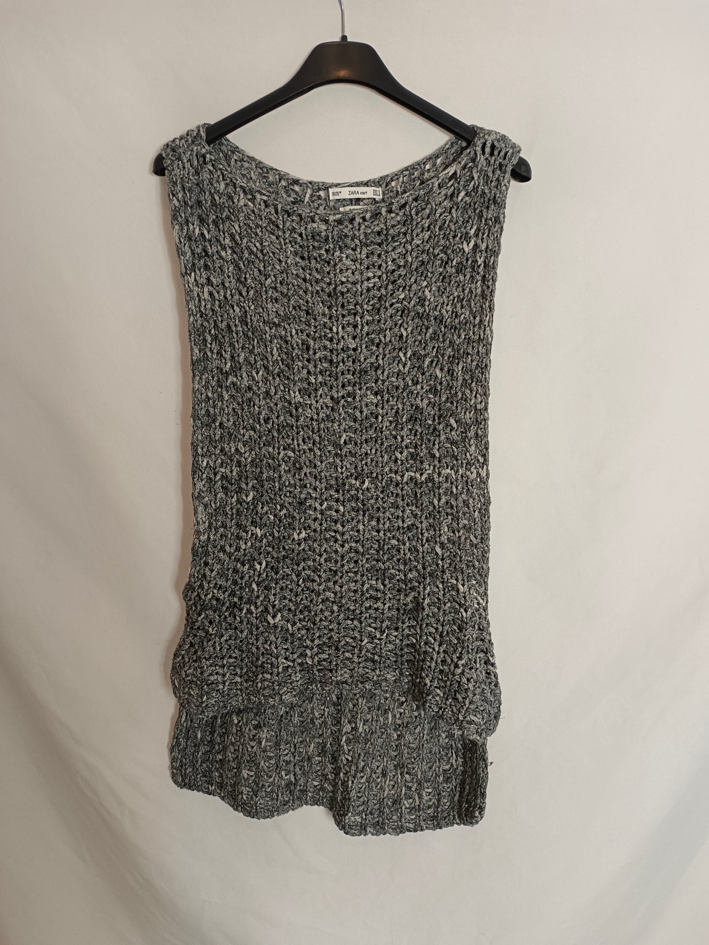 ZARA. Top punto jaspeado T.s