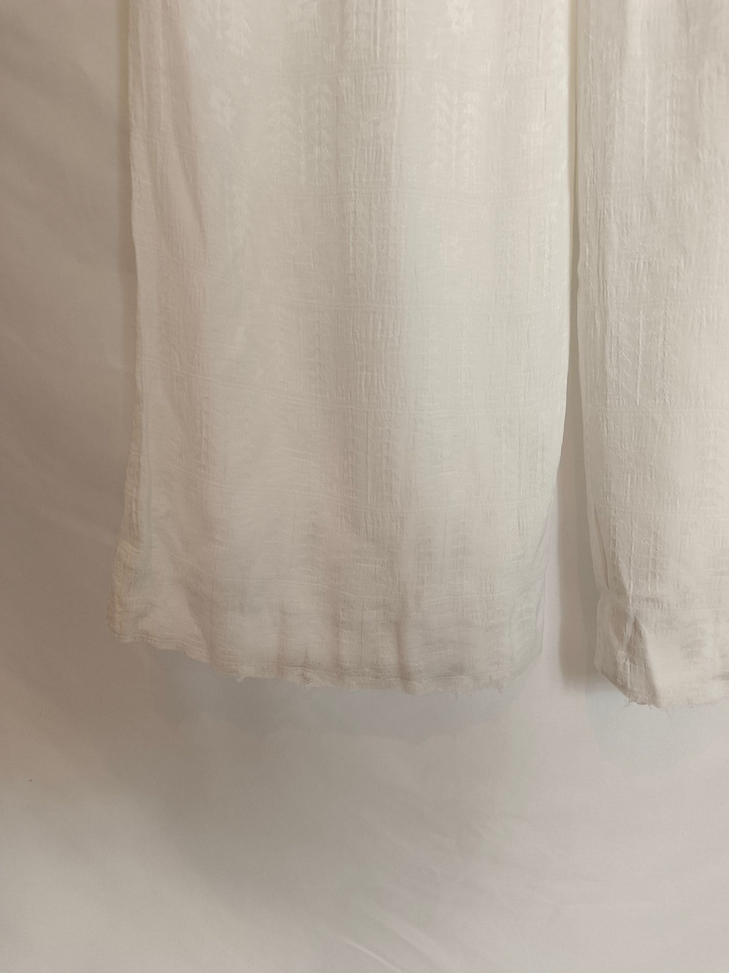 NICOLI. Pantalón blanco fluido T.32 (tara)