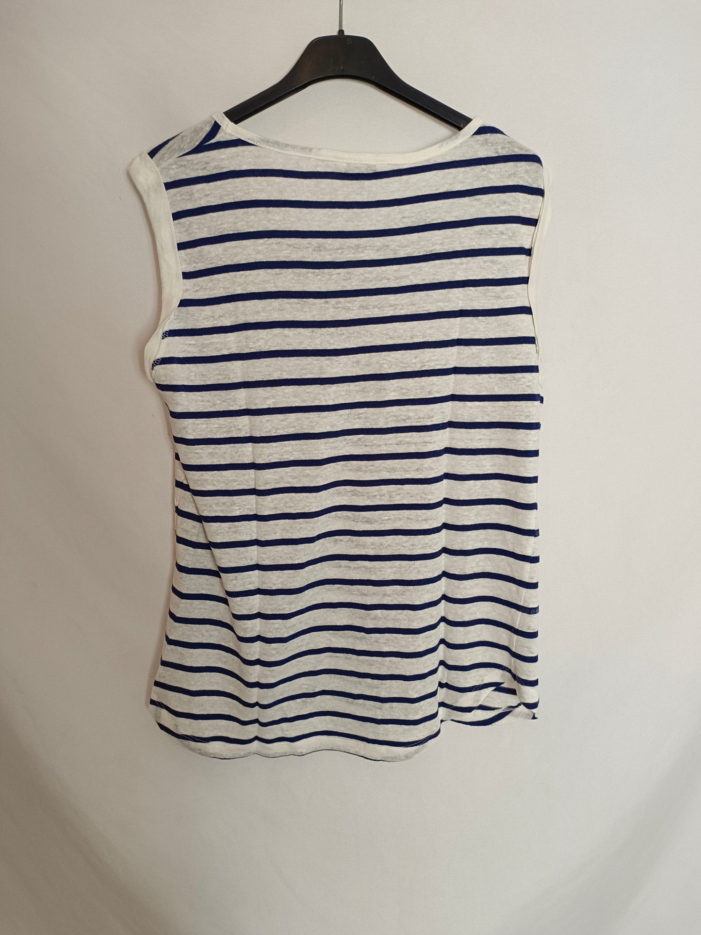 SCALPERS. Camiseta rayas azules. T.42