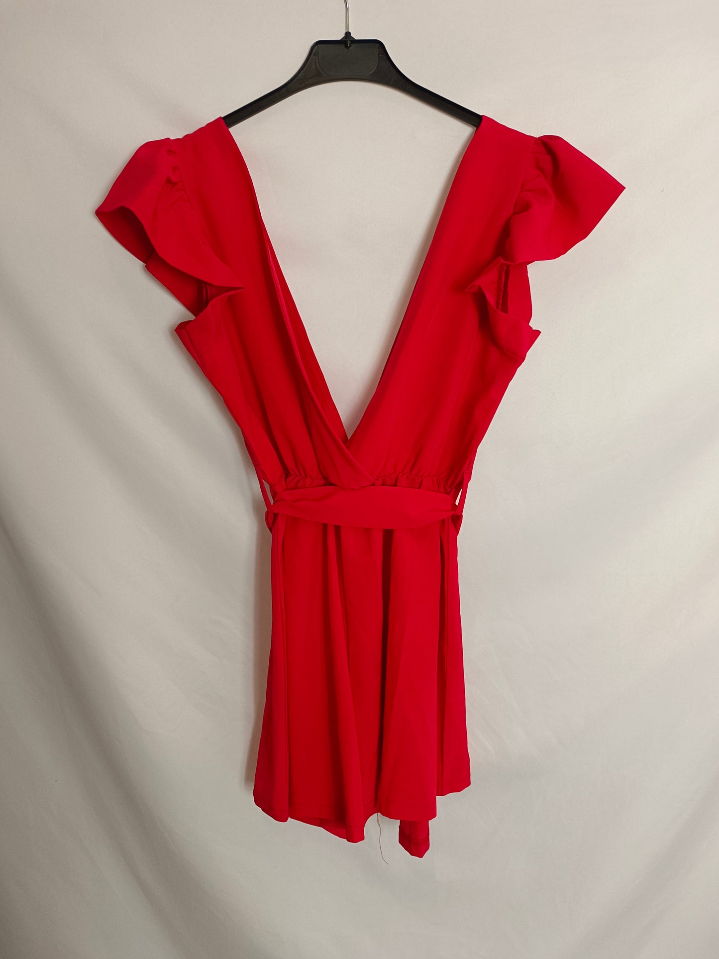OTHERS. Tu(xs) Flowy Red Jumpsuit
