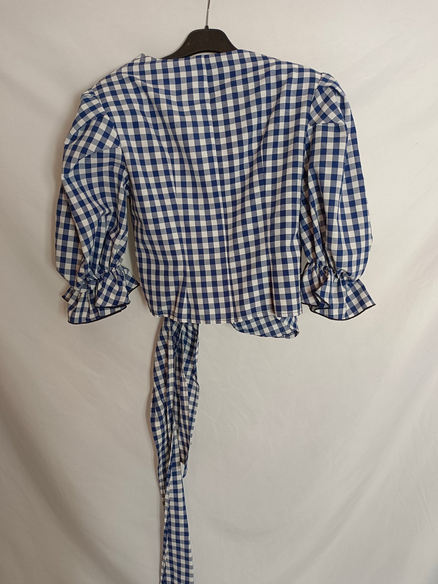 BAREY. top cuadros vichí T.m