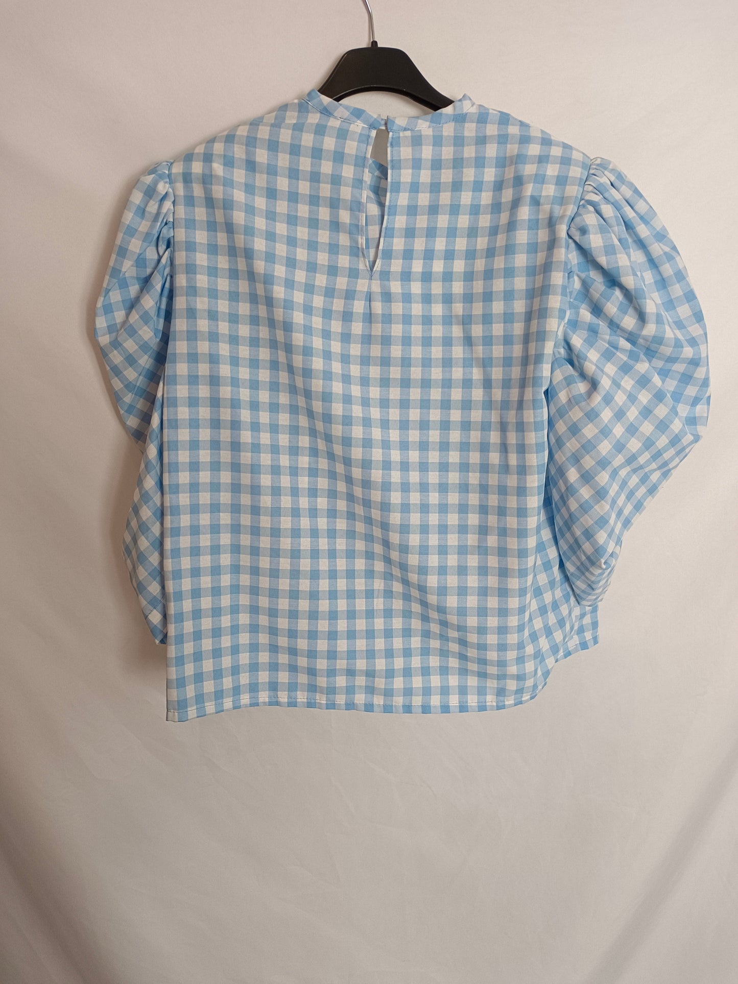 BAREY. Blusa cuadros vichí T.m