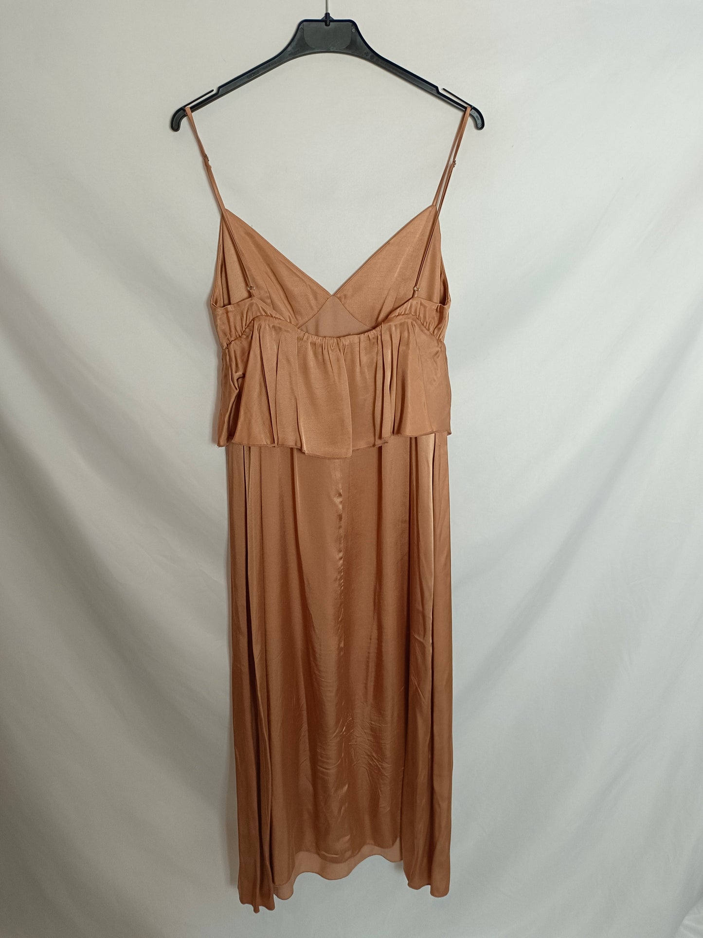 OTHERS. Pink ruffle midi dress Your (s/m)