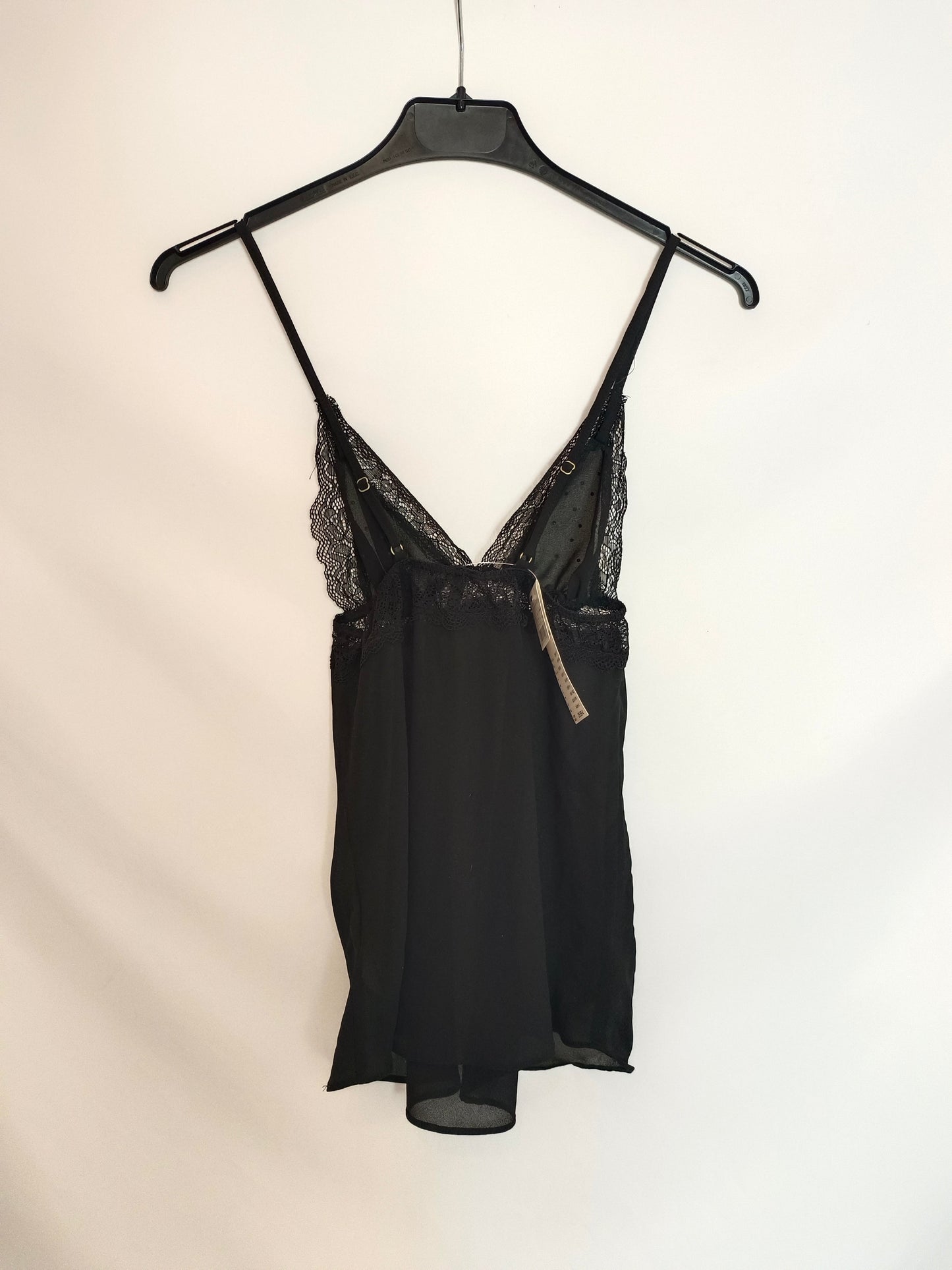 WOMEN'SECRET. Top lencero negro T.xs