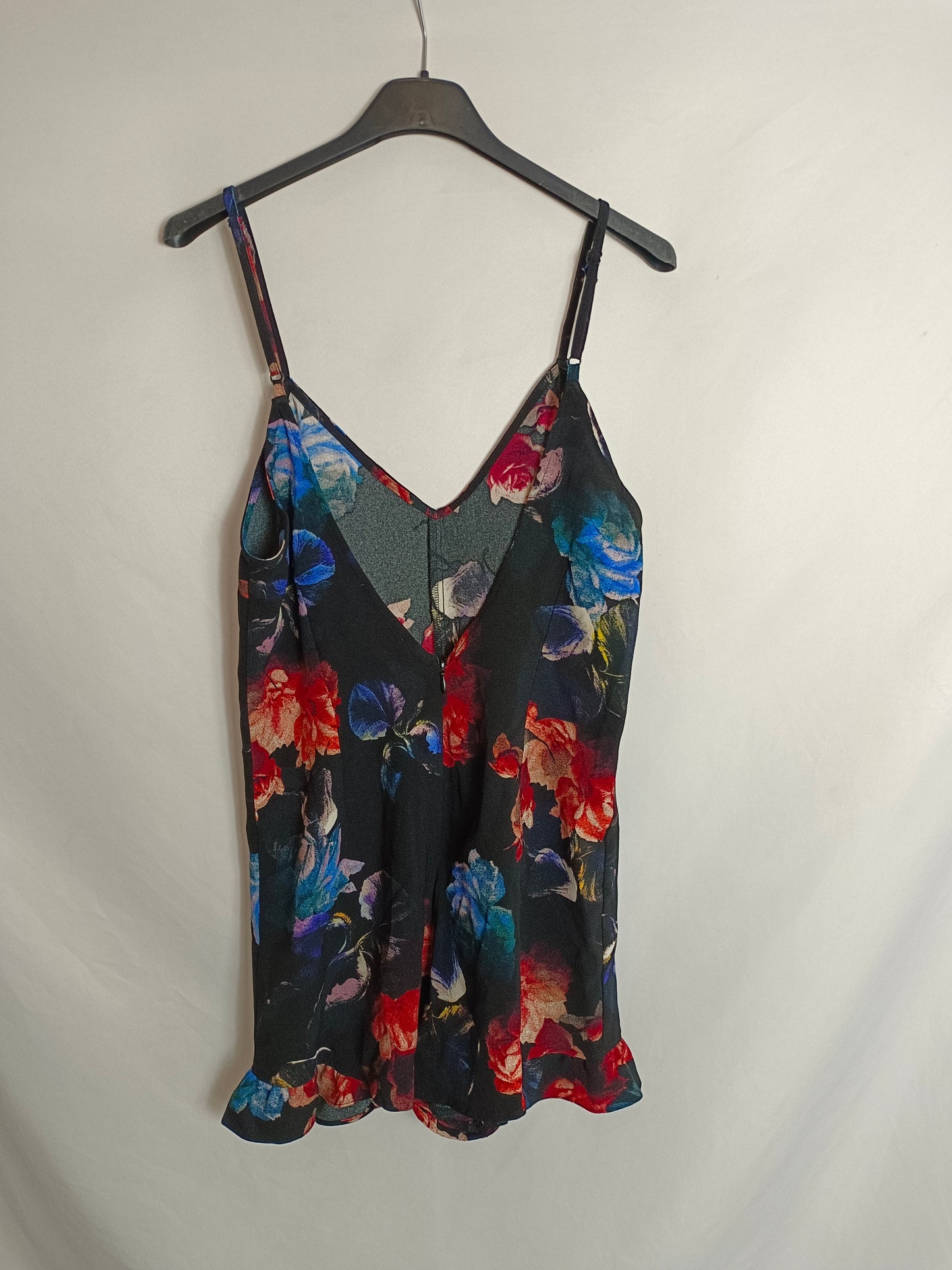 OTHERS. Black floral jumpsuit Your(s)