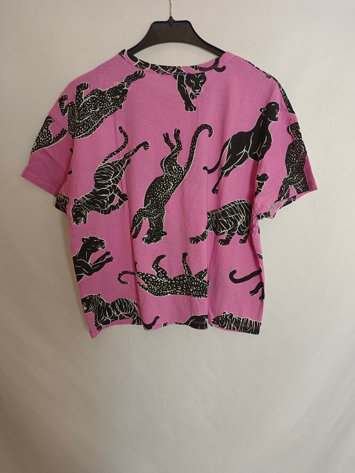 ZARA. Pink printed T-shirt