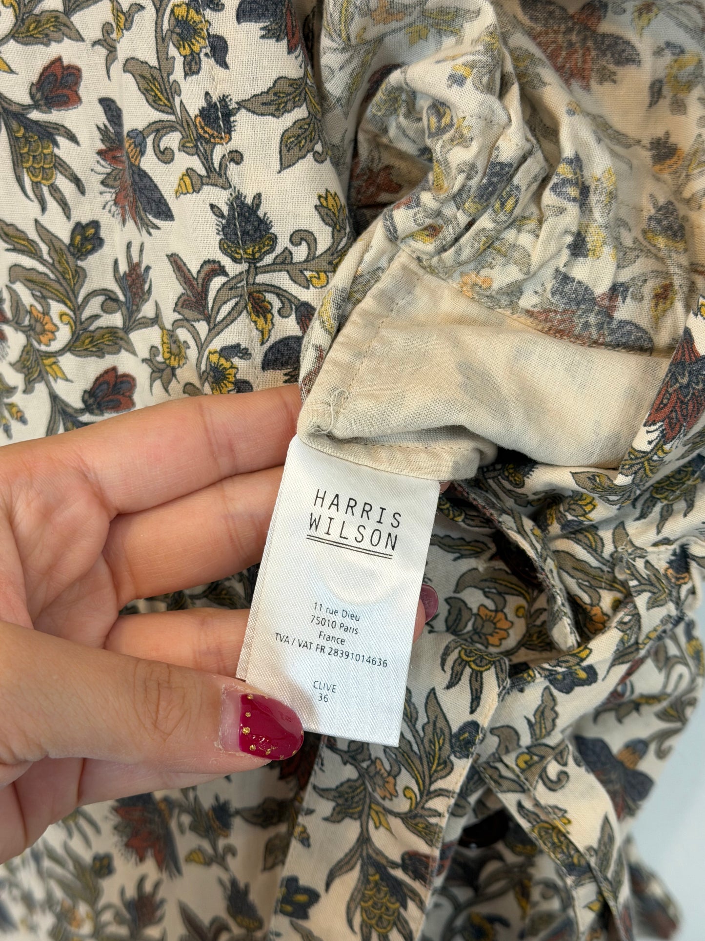 HARRISWILSON. Mono corto estampado