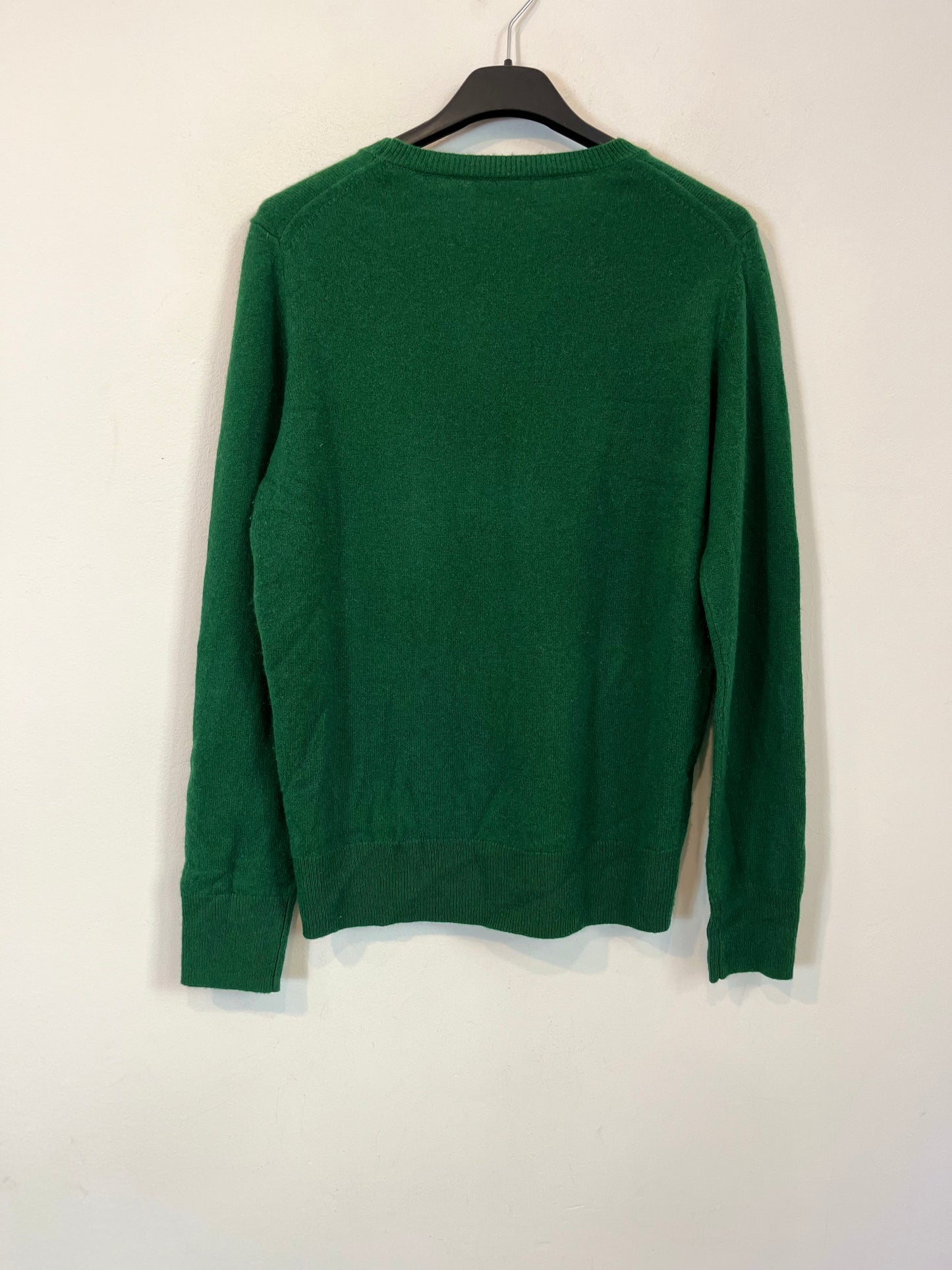 FROM FUTURE. Jersey cashmere verde. T S