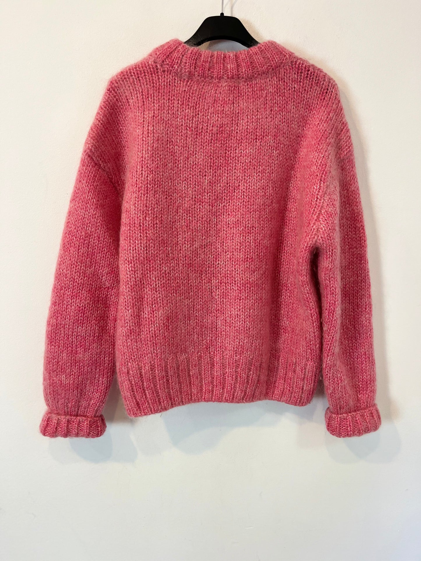 H&M. Jersey rosa mohair T.s