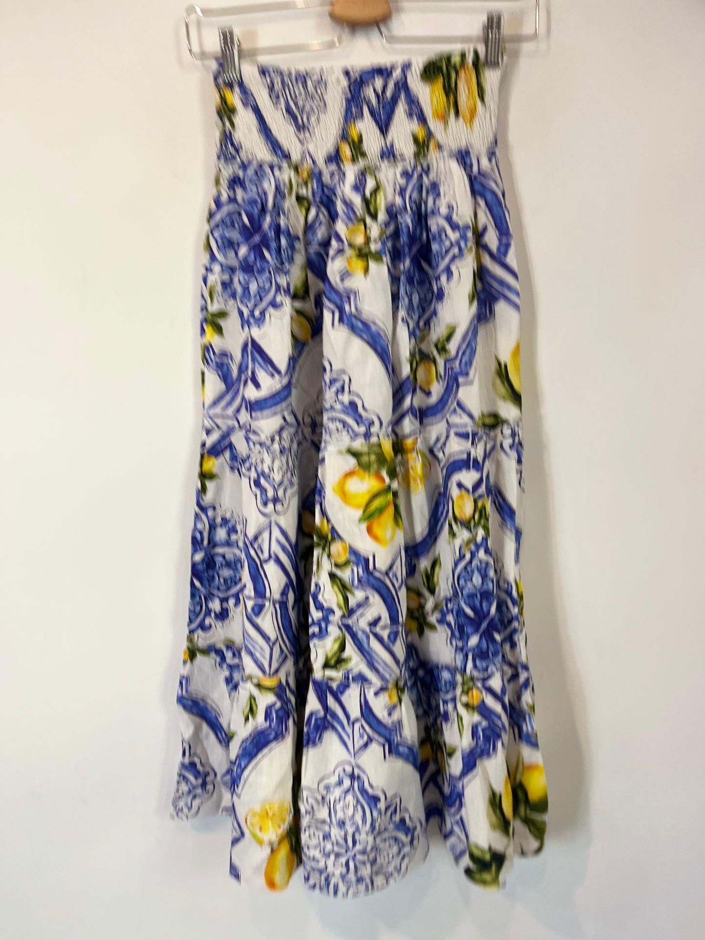 SARTORIA SARANCENA. Lemon linen skirt. YOU (XS)