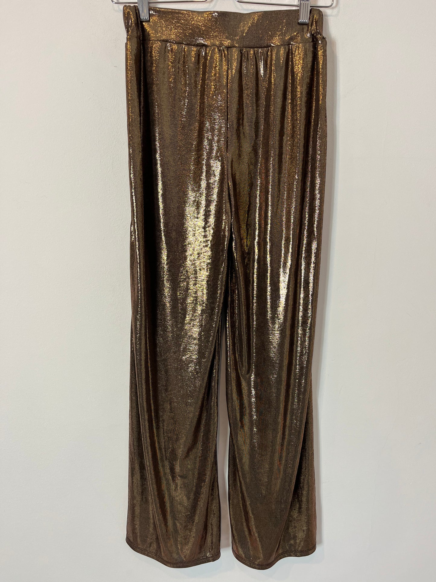 OTRAS. Pantalón fluido tonos dorados T. XS/S