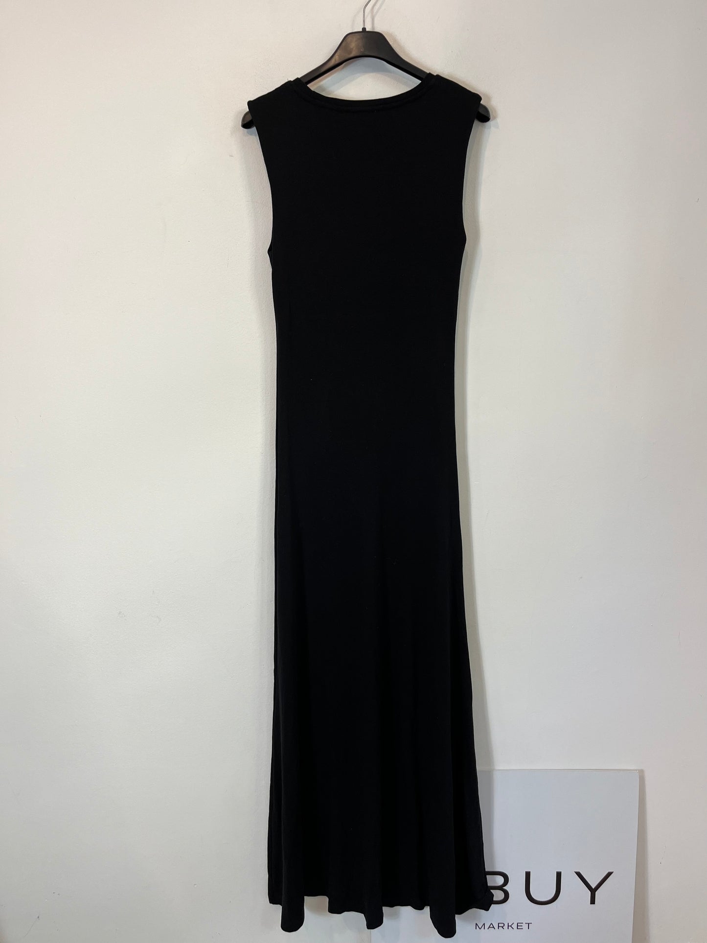 ZARA. Long black dress. T. S