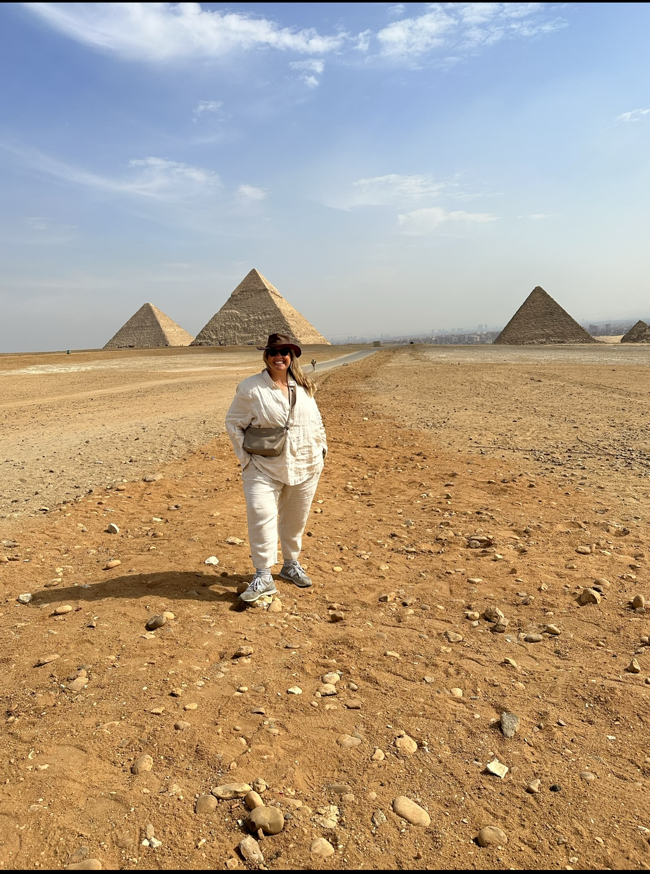 H&M. Pantalón beige lino T.3xl