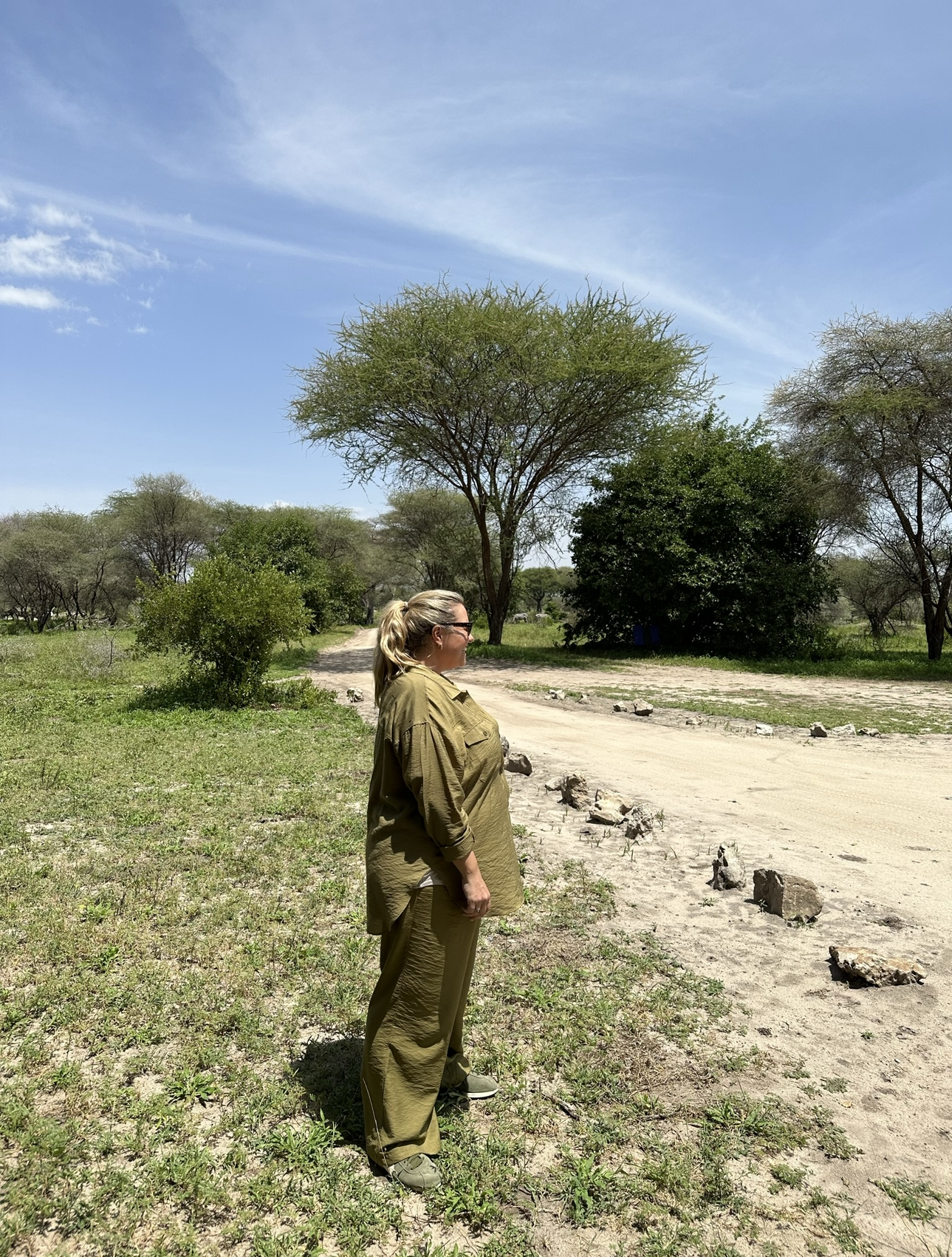 H&M. total look verde T.3xl