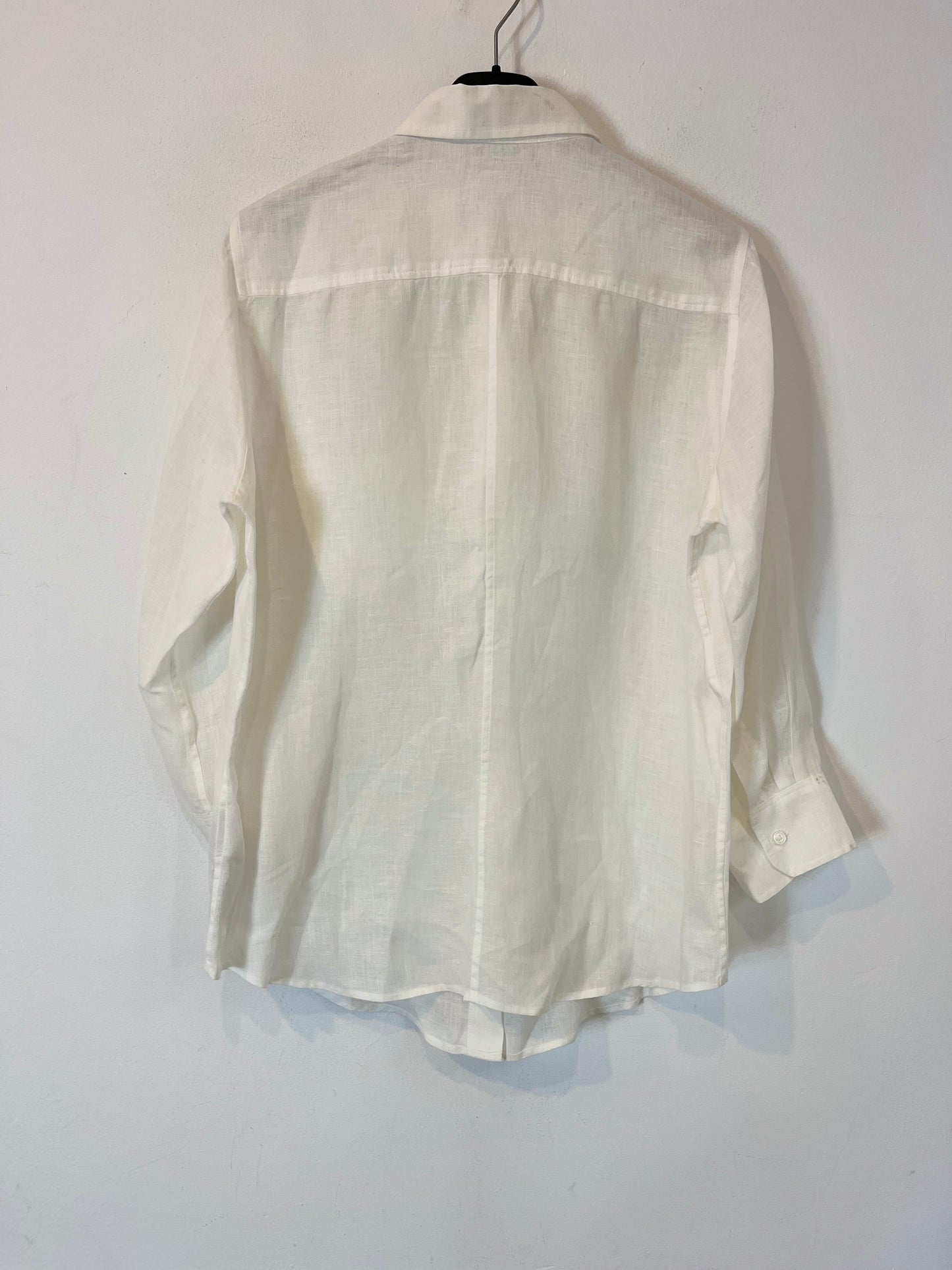 UNIQLO. Camisa blanca lino. T.M