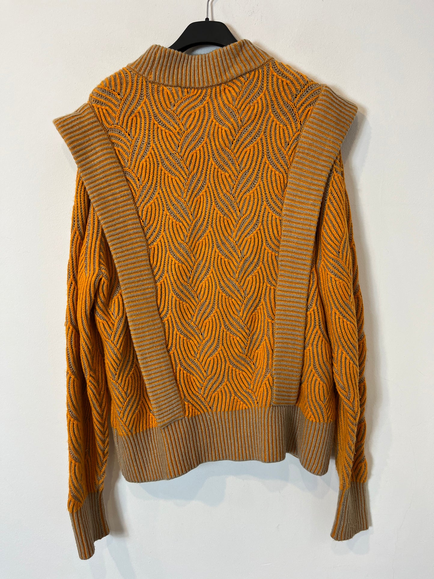 DESIRES. Jersey dibujos en tonos mandarina. T L