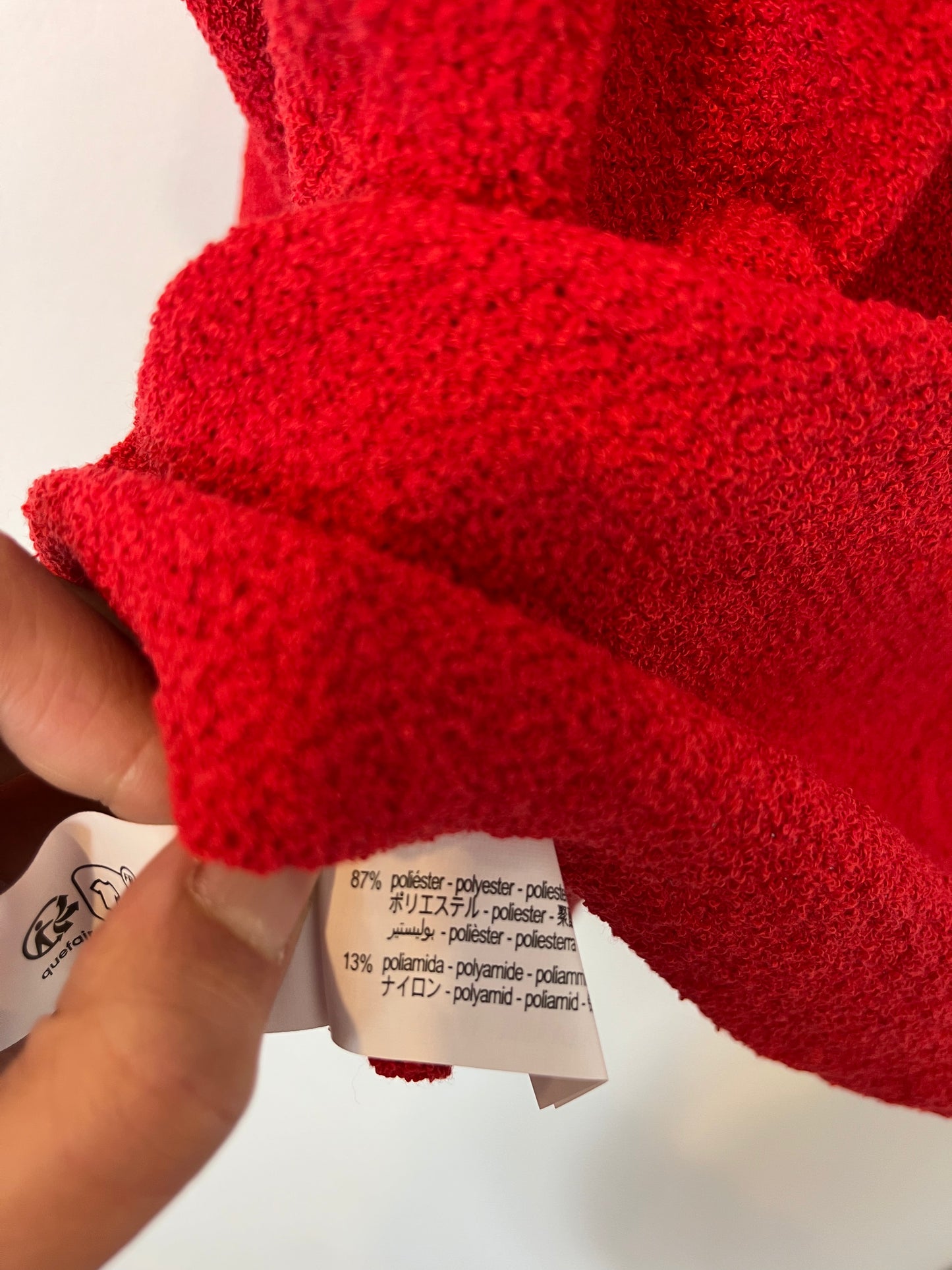 ZARA. Textured red knit top. TS