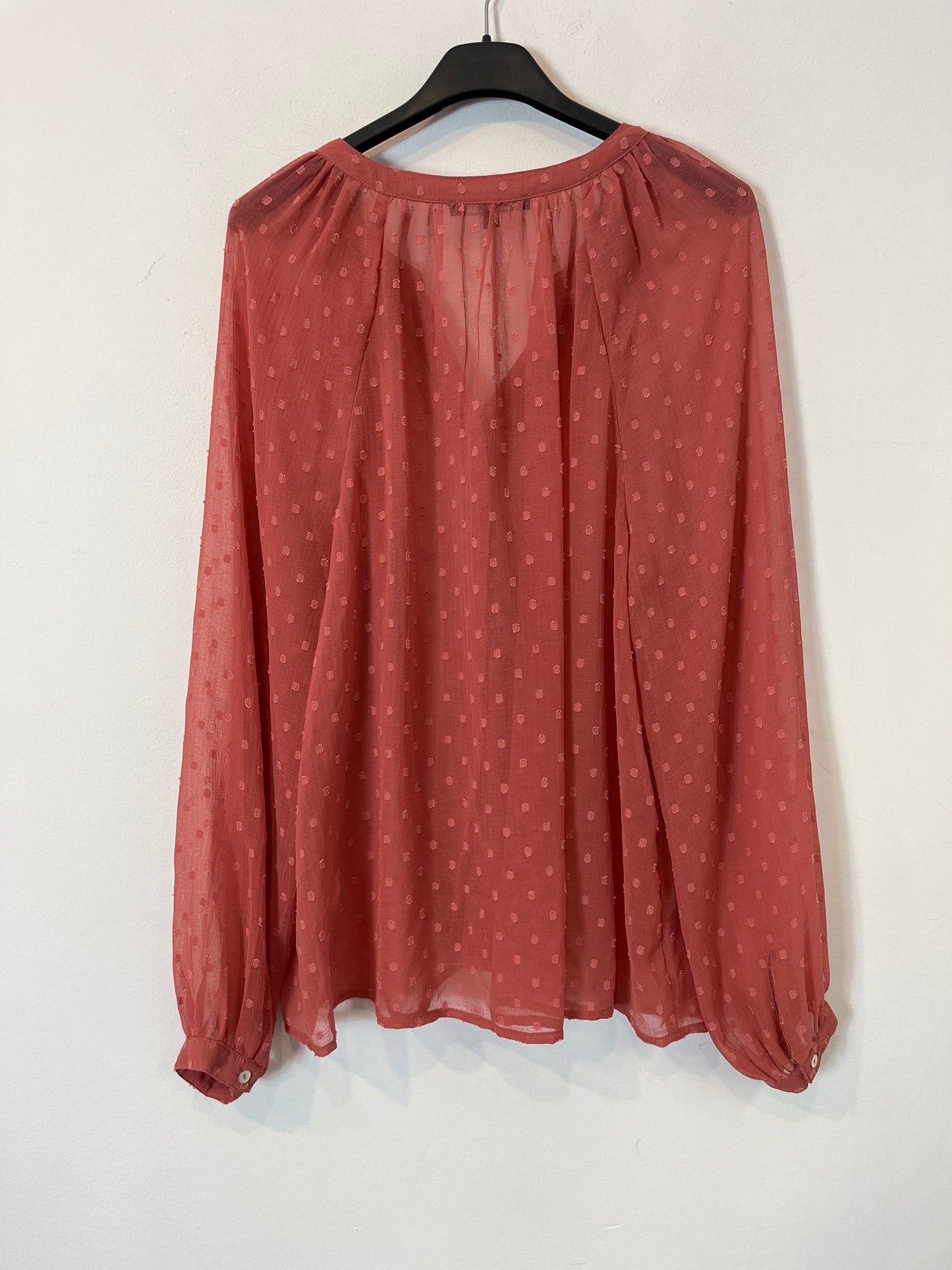 TINTORETTO. Blusa rosa textura. T M