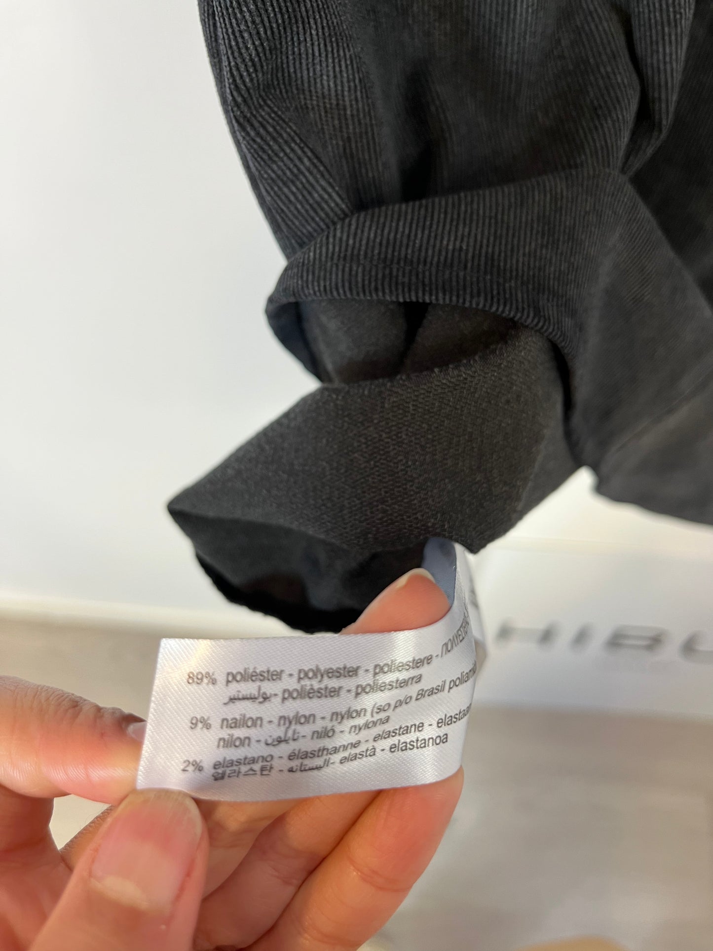 ZARA. Dark blue textured dress. Size XS