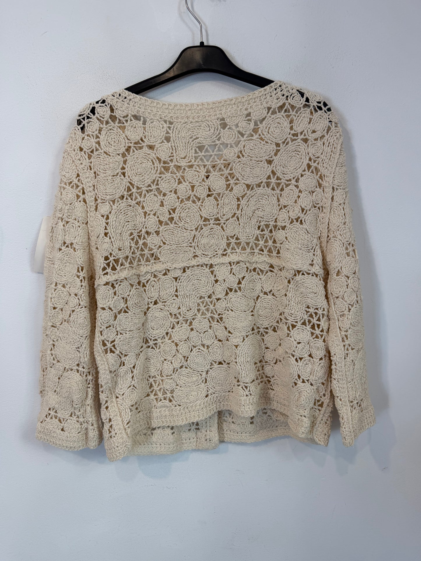 OTRAS. Cárdigan crochet manga 3/4