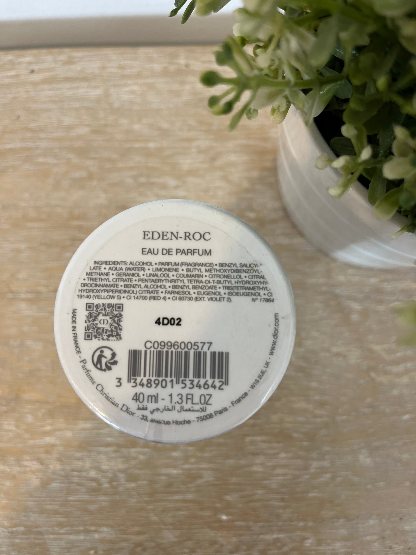 EDEN- ROC. Agua de perfume unisex. T 40 ml