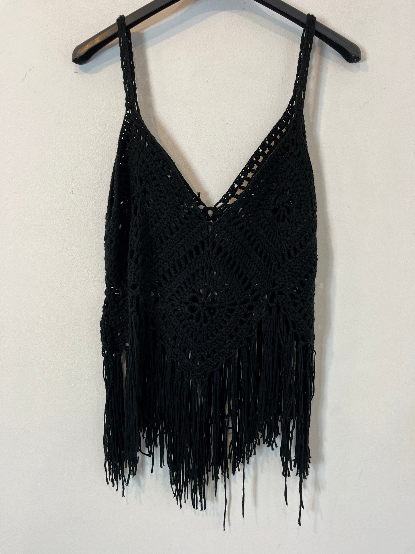 OTRAS. Top crochet flecos. TU (S/M)