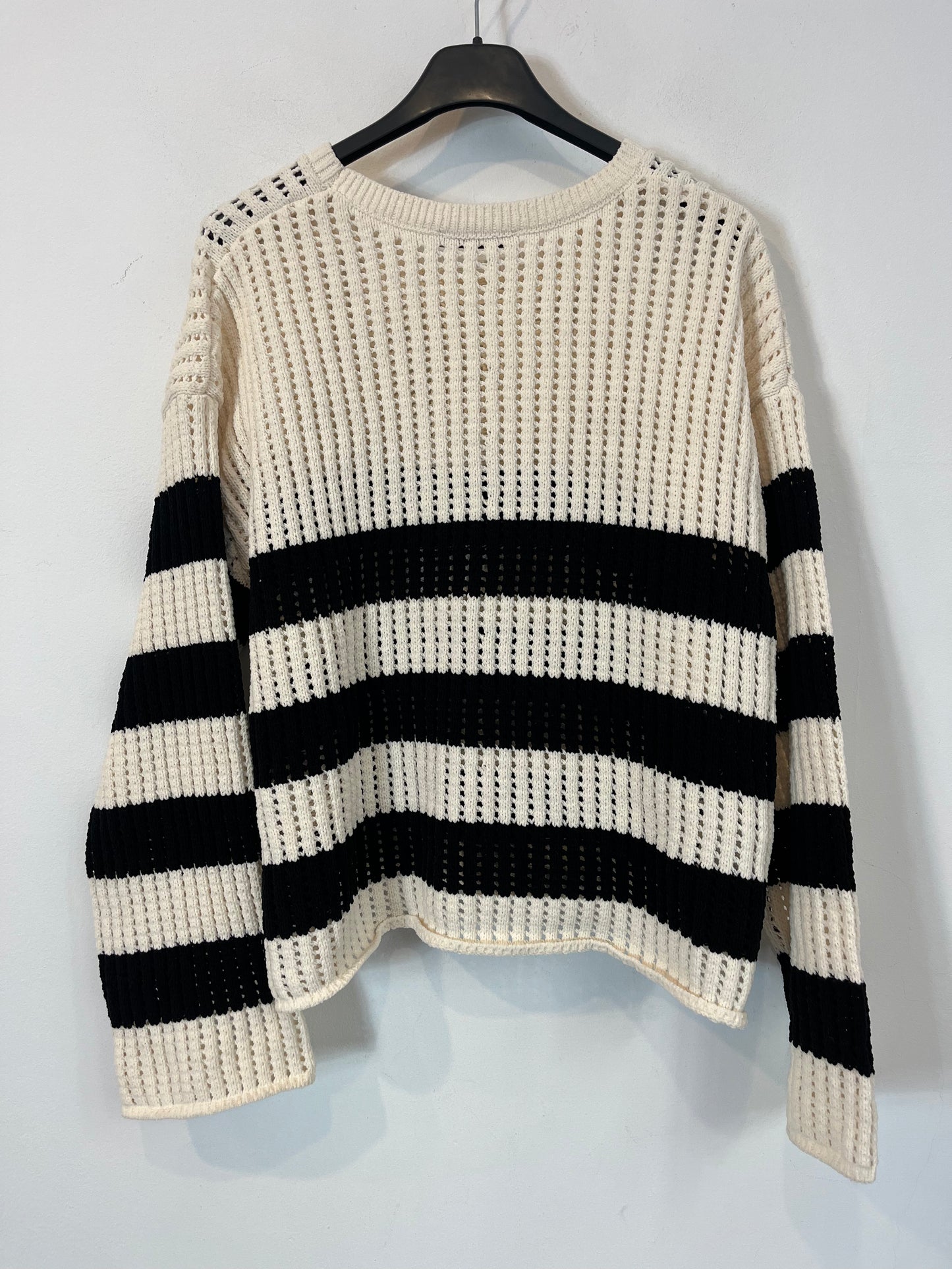 ZARA. Jersey punto rayas. T M