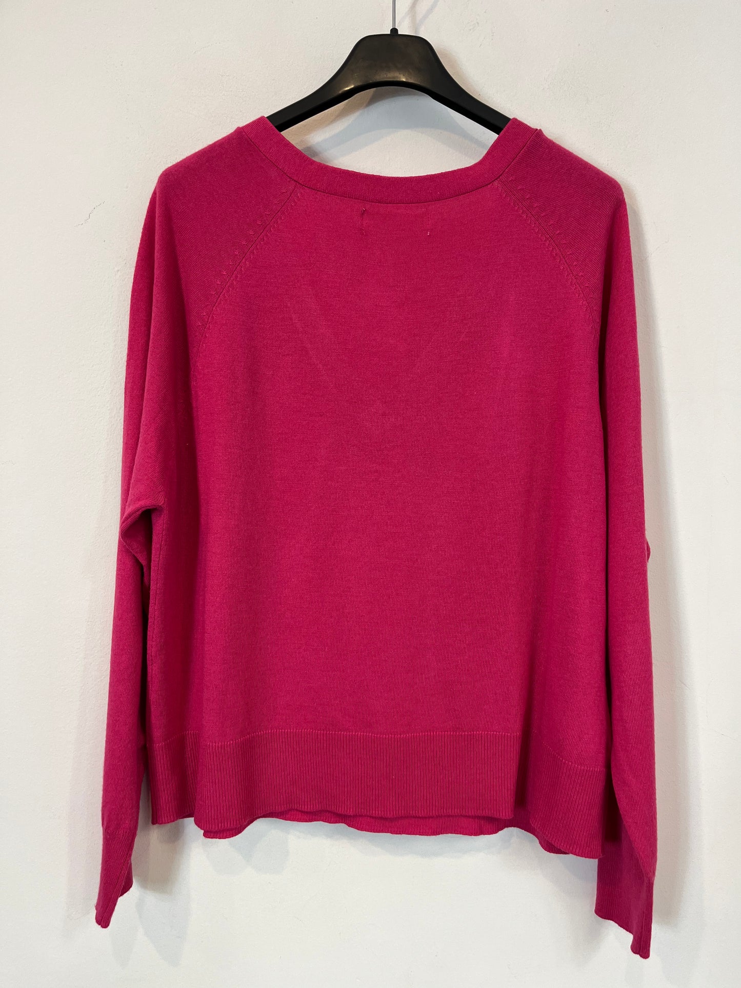 MANGO. Jersey fino fucsia. T S