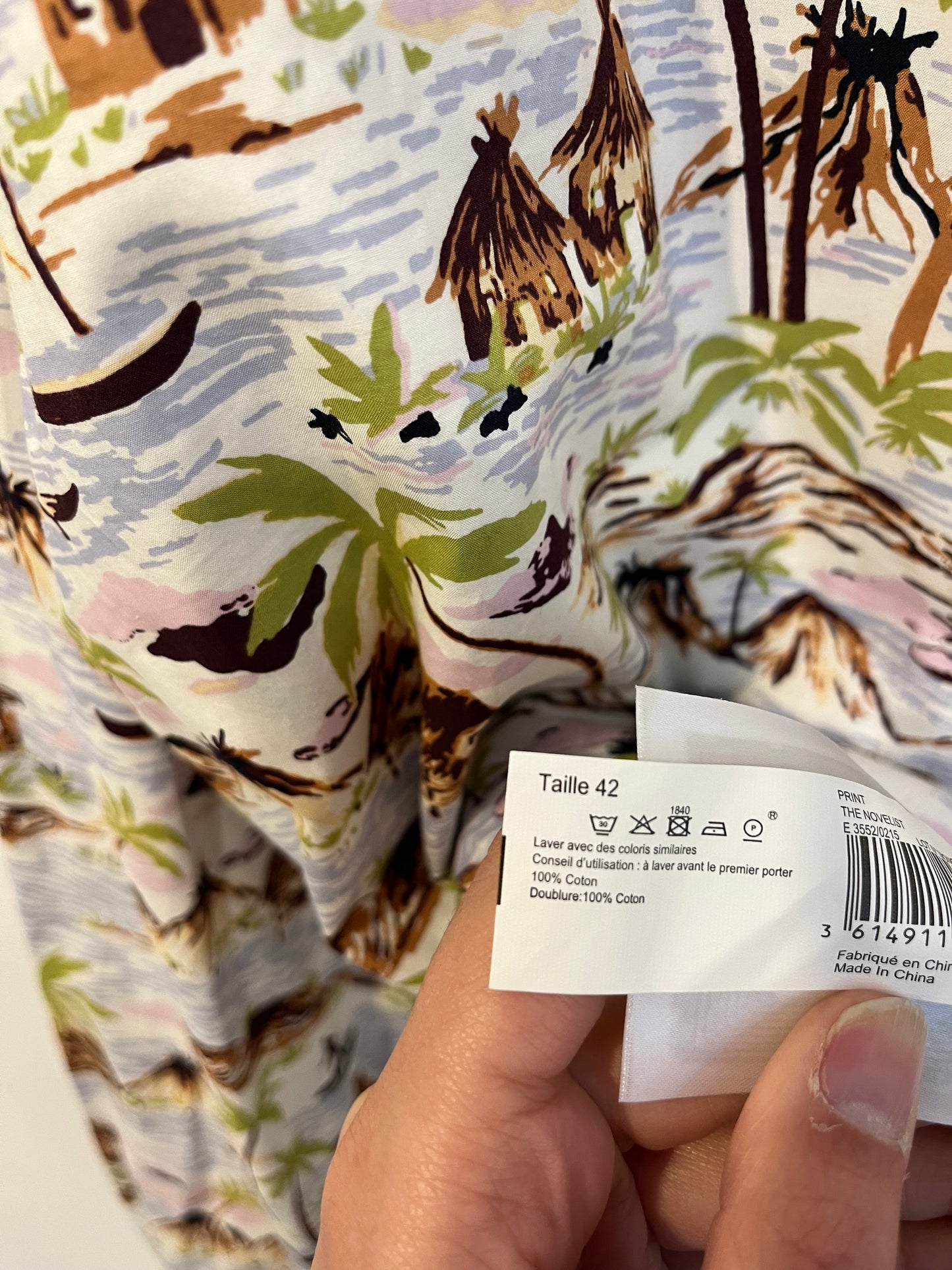 MONOPRIX FEMME. Tropical print jacket. TM