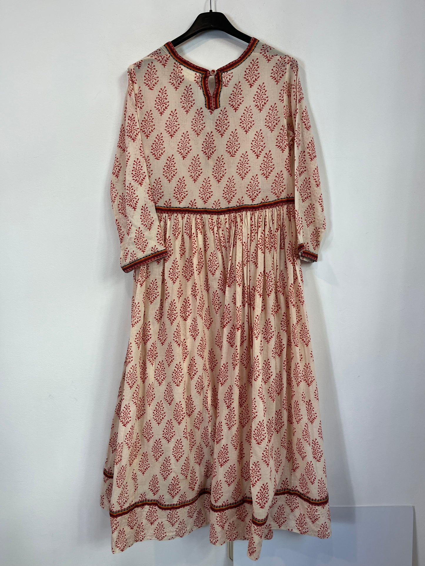 MANGALAM. Vestido estampado algodón. T. S