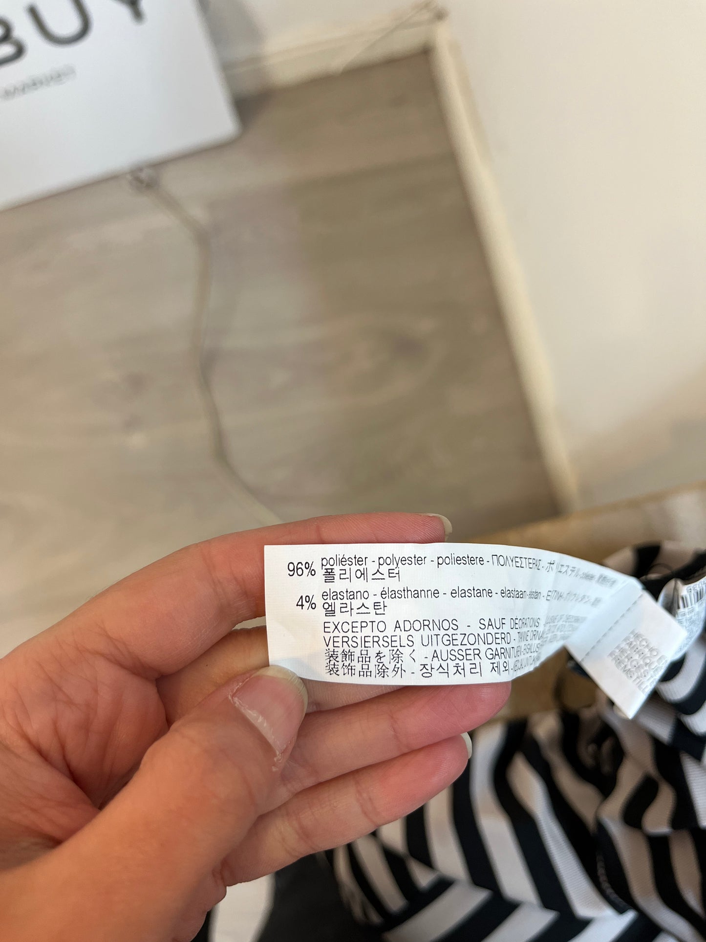 ZARA. Vestido midi rayas. T M