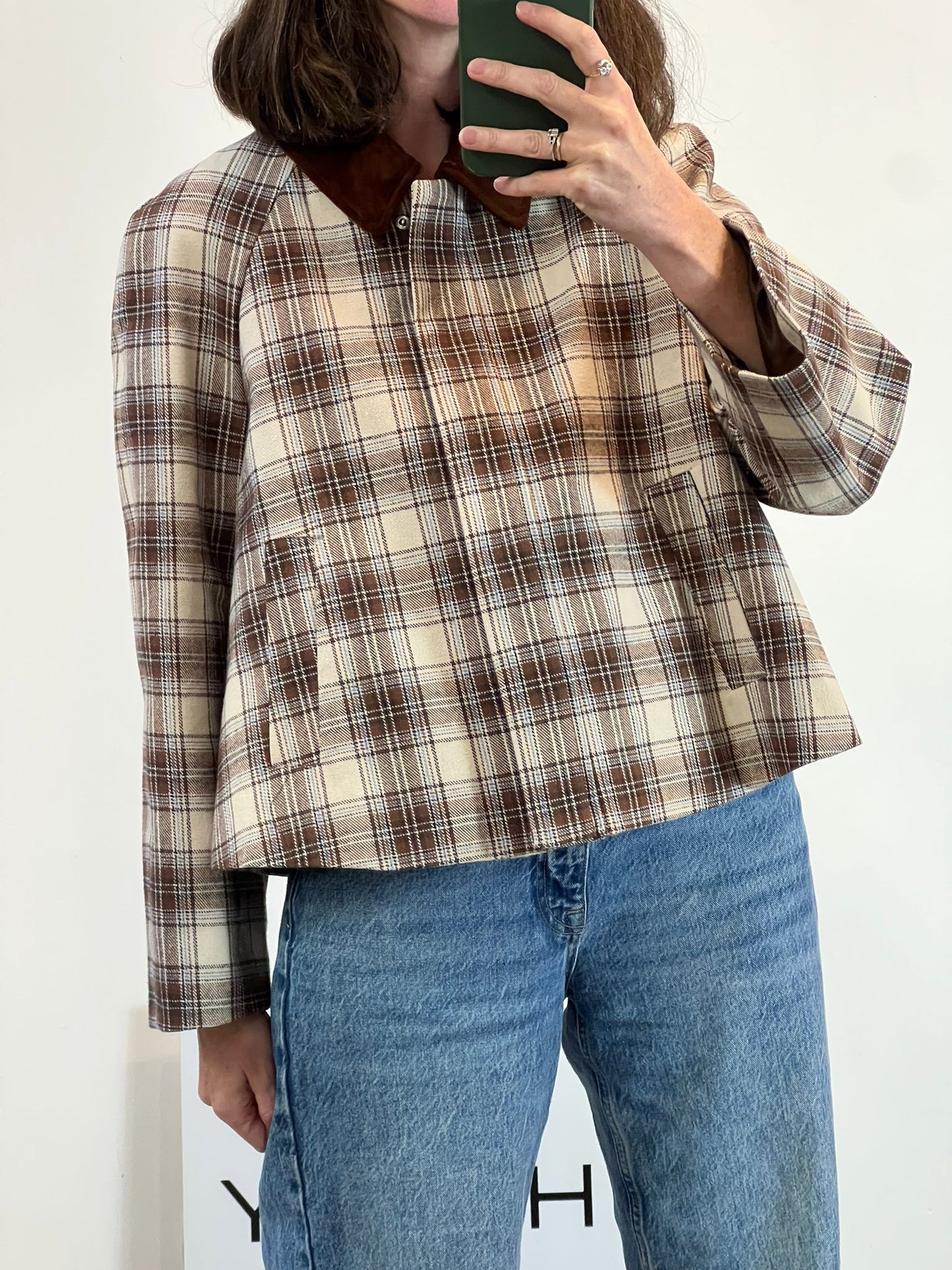 ZARA. Black stretch knit top. TL