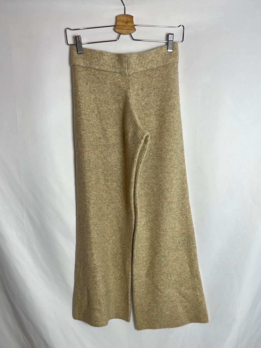 ZARA. Heathered knit culottes. TS